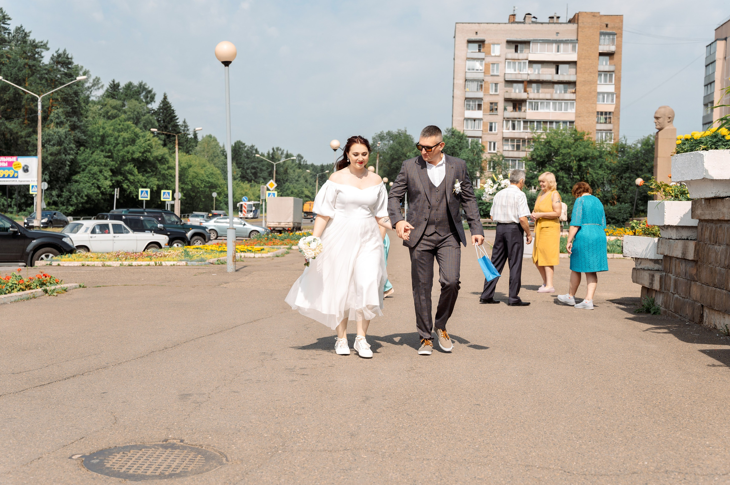 Свадьба Сергея и Елизавета. Семейный, свадебный, школьный фотограф в Железногорске Целуев Андрей