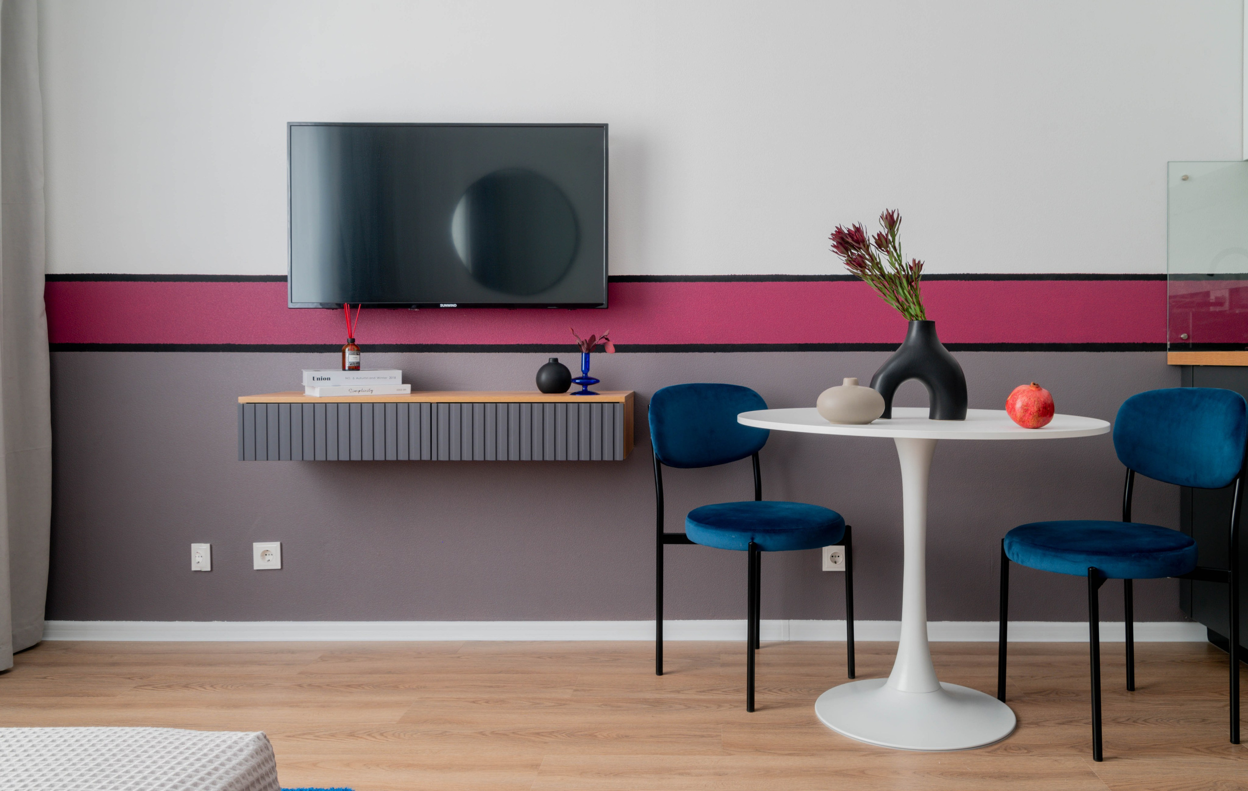 Съемка студии для посуточной аренды ЖК «Волга Парк». Интерьерный фотограф в Ярославле. Вероника Лазыкина