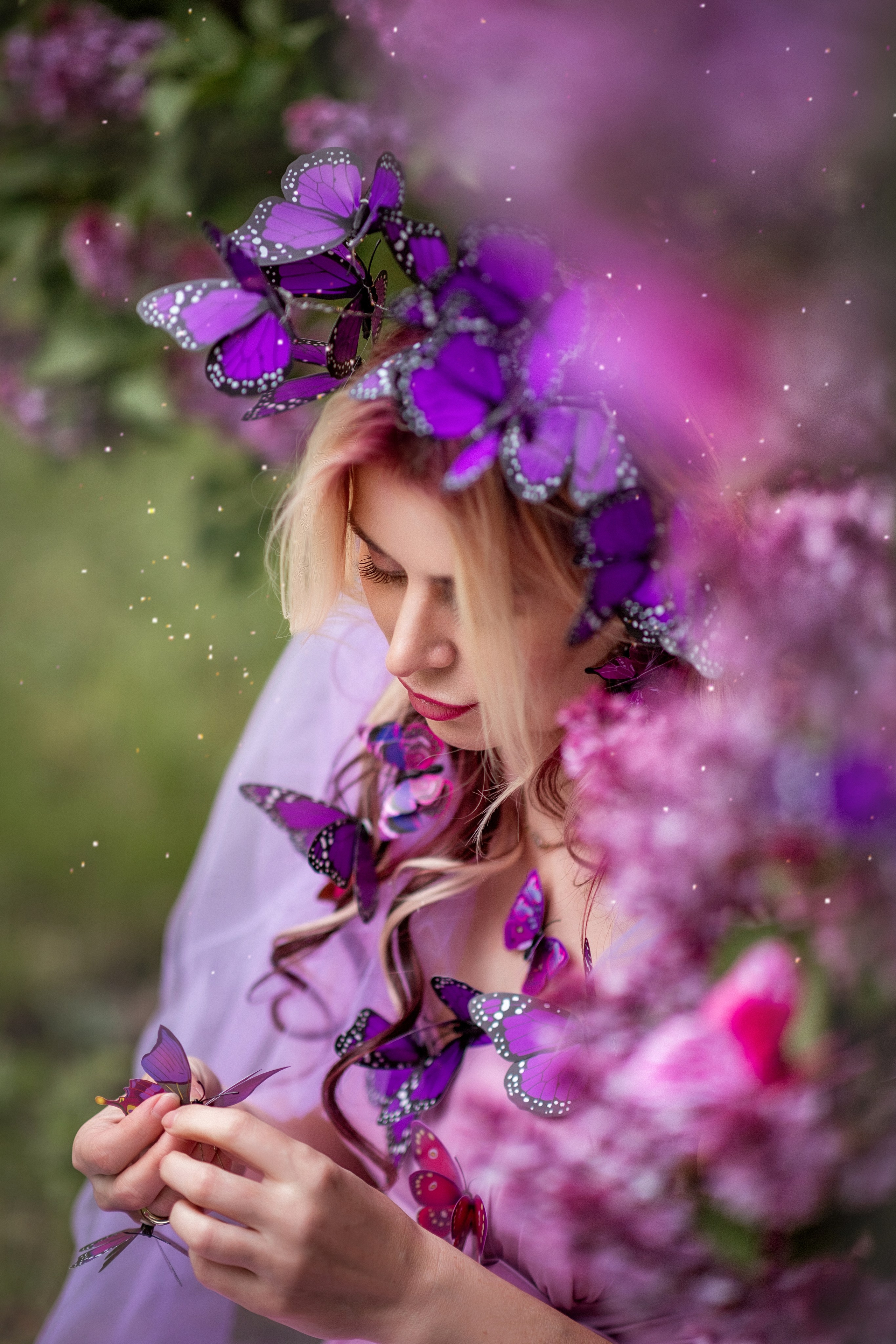 Фотопроект «фиолетовые Бабочки». Фотограф Алина Лебедь