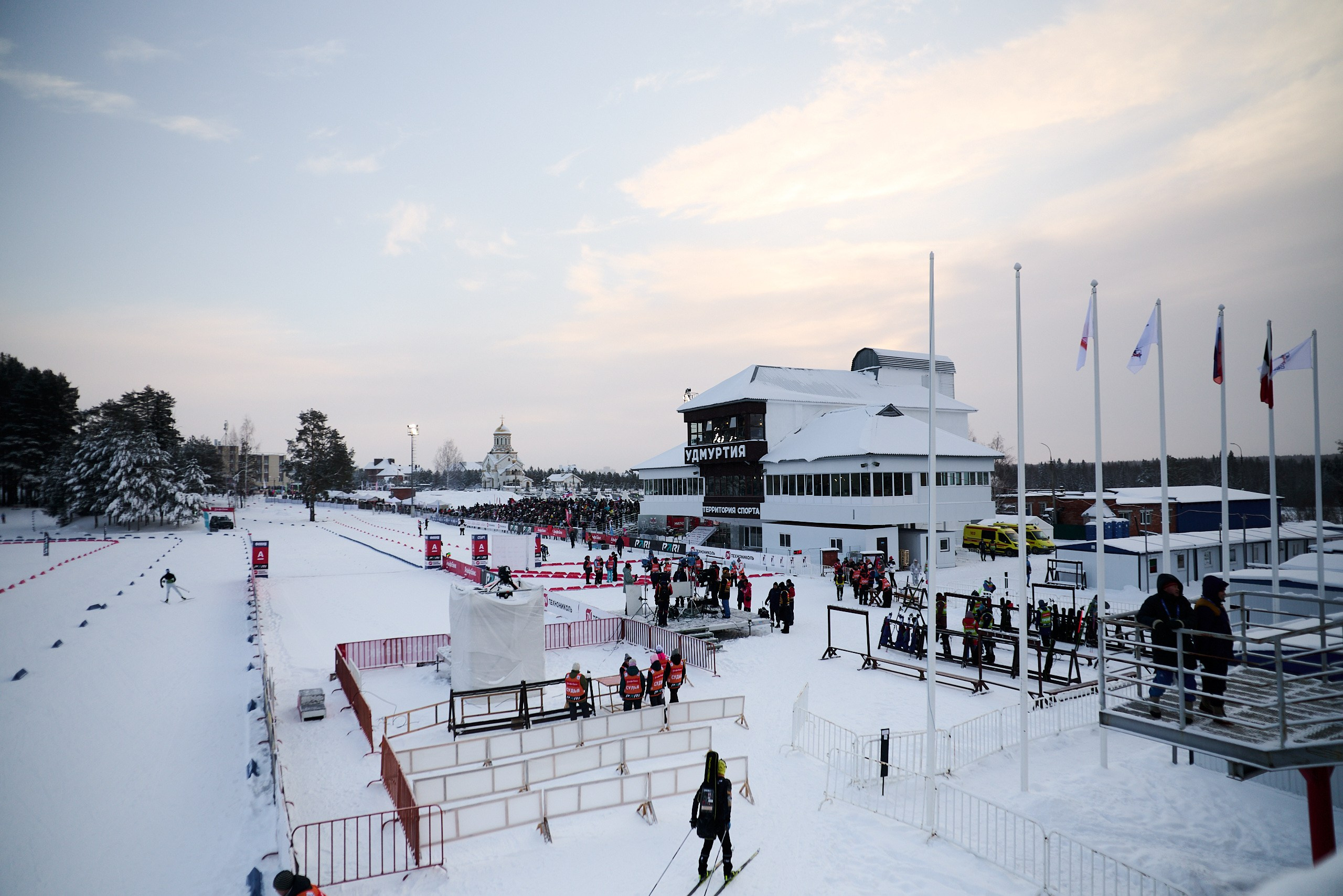 Биатлон. Чемпионат России — 2024/2025, 3-й этап, Ижевск. Спринт. Мужчины. Спортивный репортажный фотограф в Ижевске Сергей Мерзляков