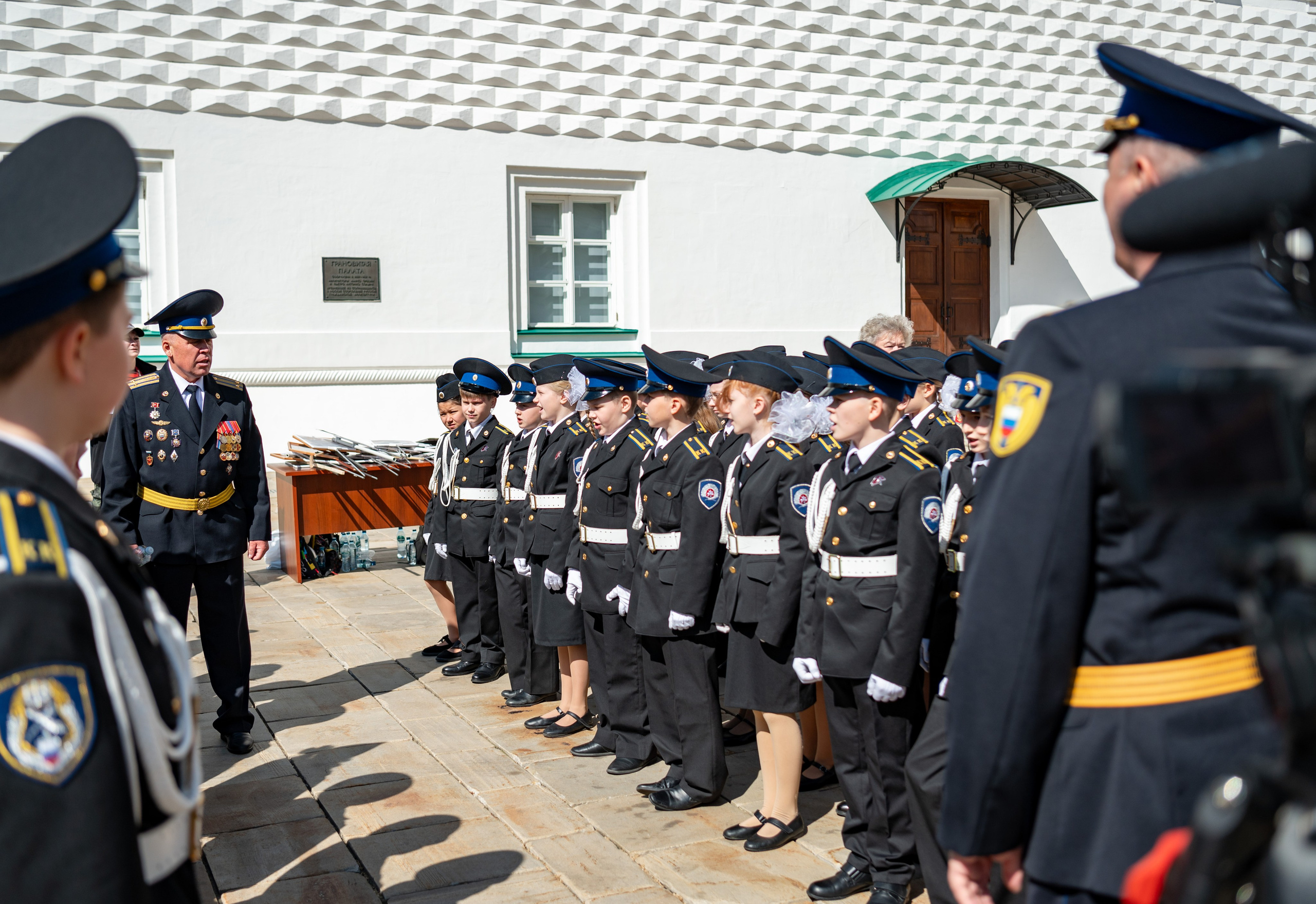 Фотосессия Присяги кадетов «Школа 1231 им. В. Д. Поленова». Детский и семейный фотограф г. Москва Оксана Катаджи
