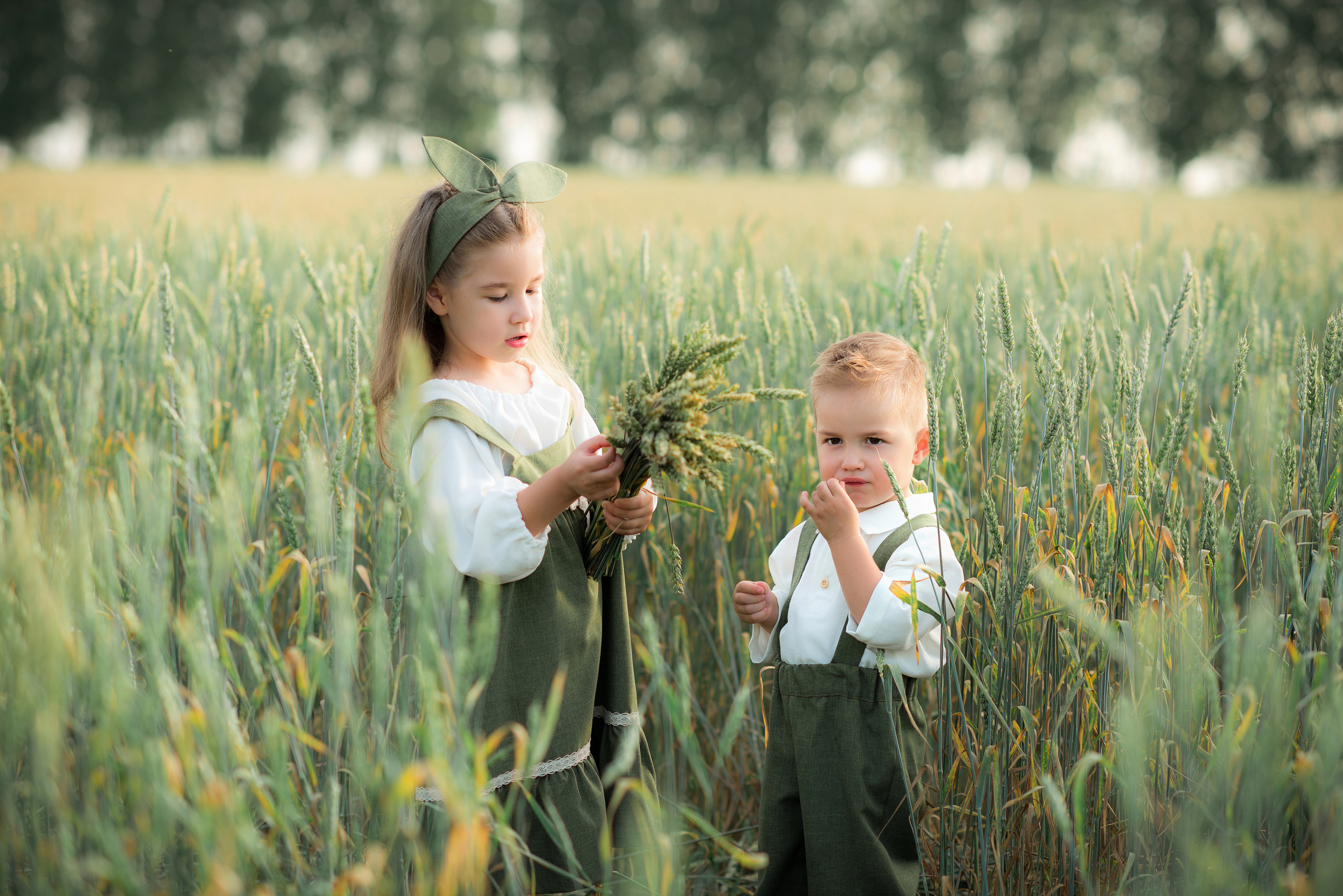 В поле. Детский и семейный фотограф в Салават