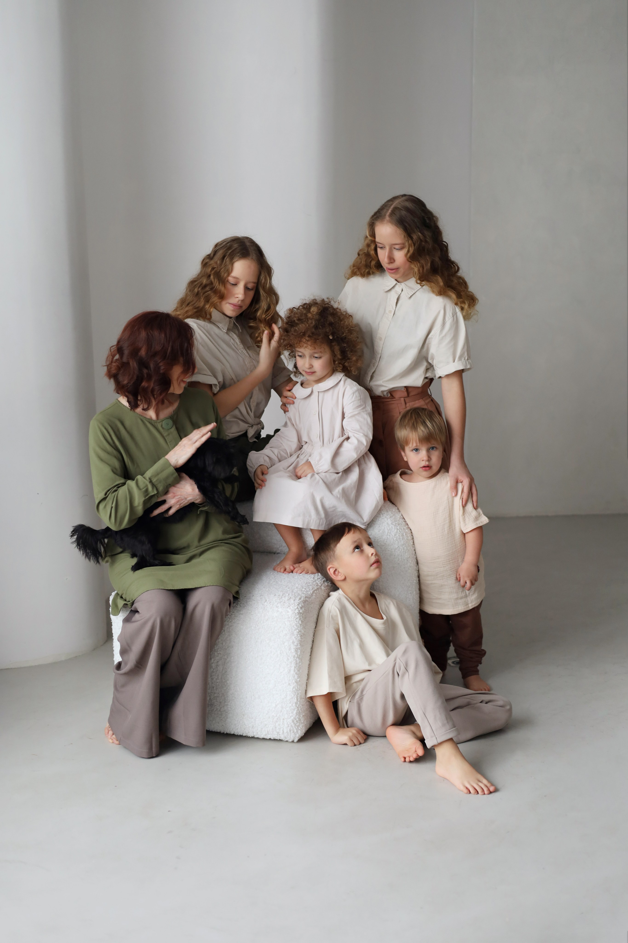 Большая семья (МК Насти Околот). Семейный фотограф в Казани Римма Гатауллина