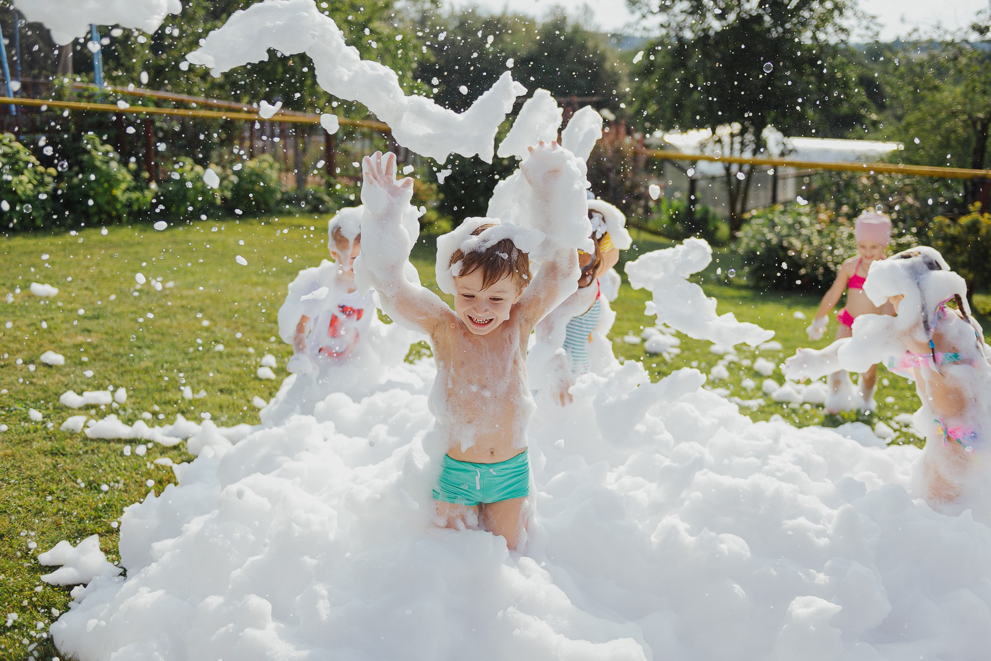 Детский день рождения с аниматором, пенная вечеринка. Свадебный и репортажный фотограф в Ярославле Евгений Сальников