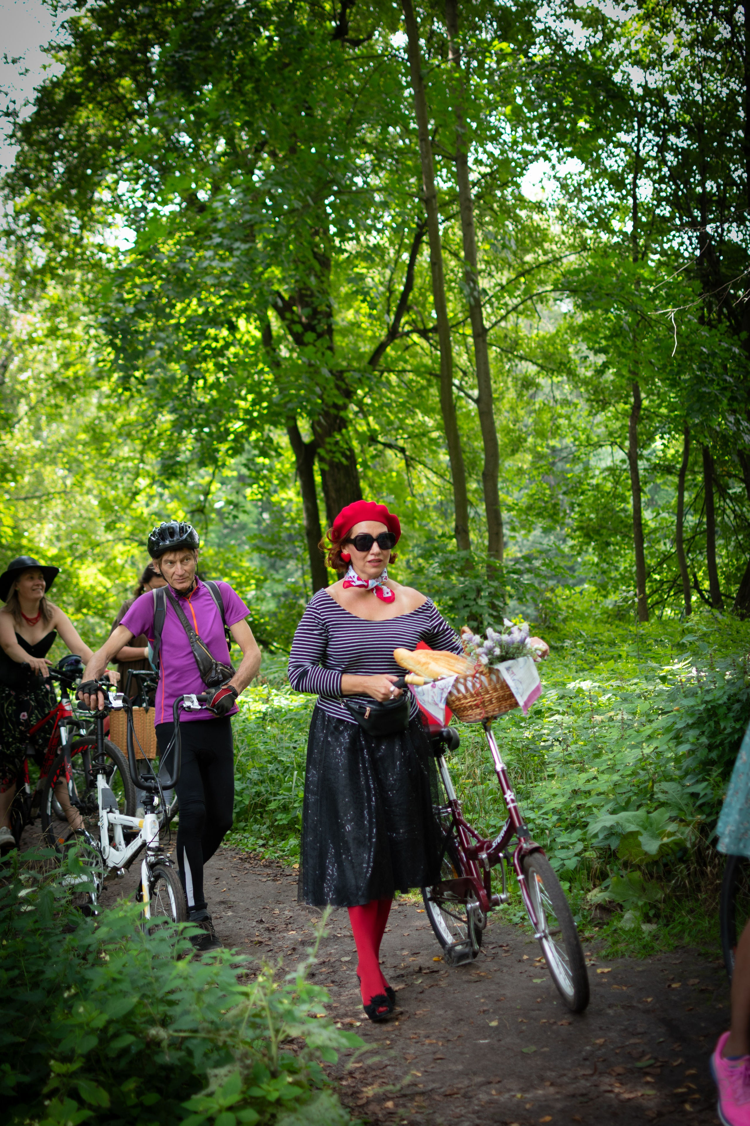 «Леди на велосипеде» — велопробег по г. Жуковскому 2025. Репортажный фотограф Сыбер Мартти