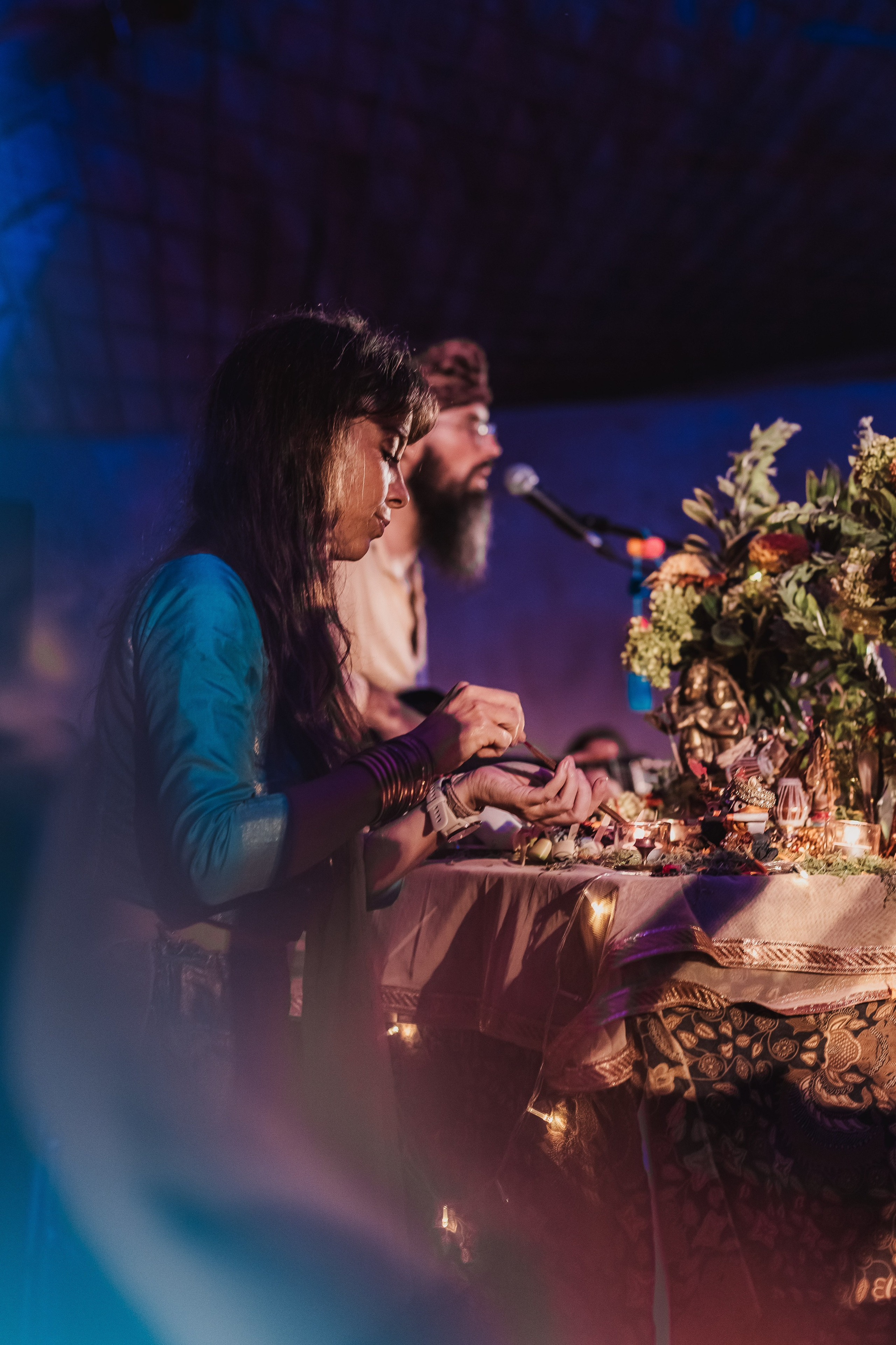 Hanuman Project kirtan at Alchemy april. Mariam Bagdasaryan