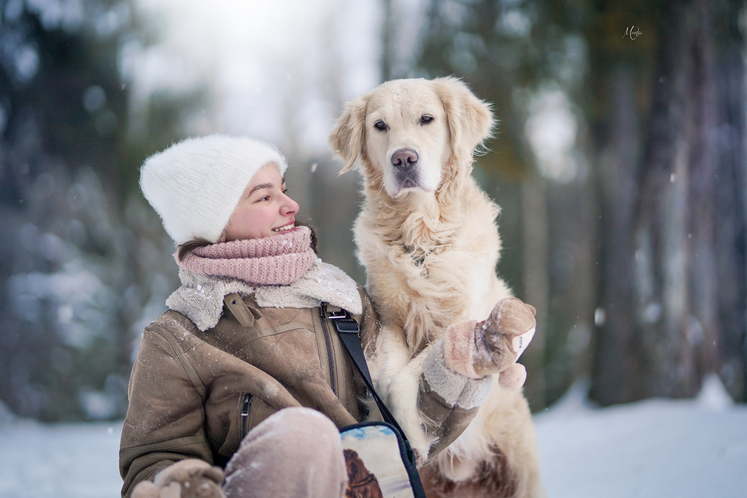 Настя и Арчи. Фотограф-анималист в Санкт-Петербурге Яна Мартынова