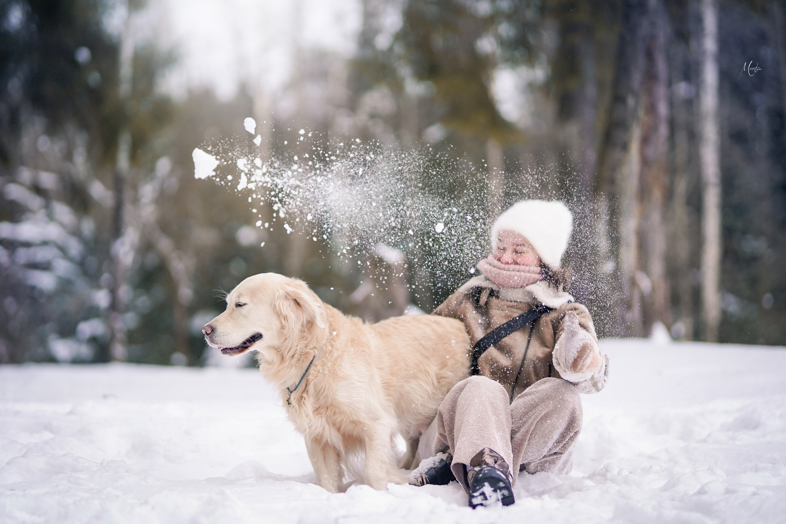 Настя и Арчи. Фотограф-анималист в Санкт-Петербурге Яна Мартынова