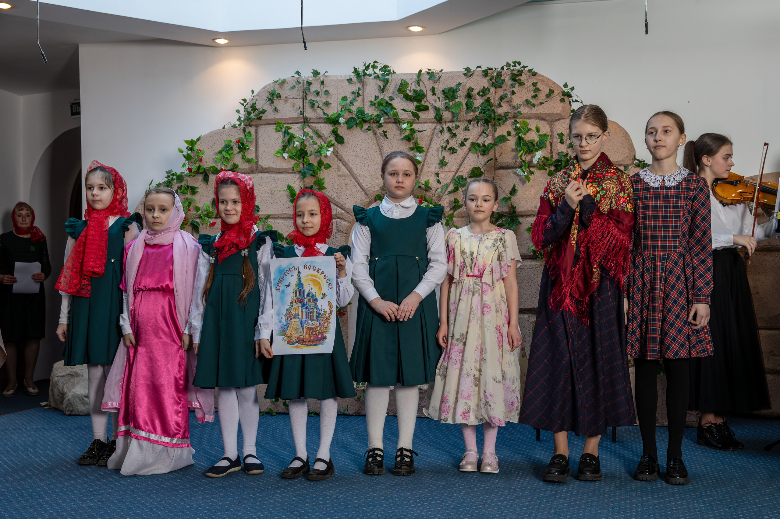 Пасхальный концерт Воскресная школа 2025. Фотограф Таинств Крещение и Венчания г. Магадан Власова Ульяна