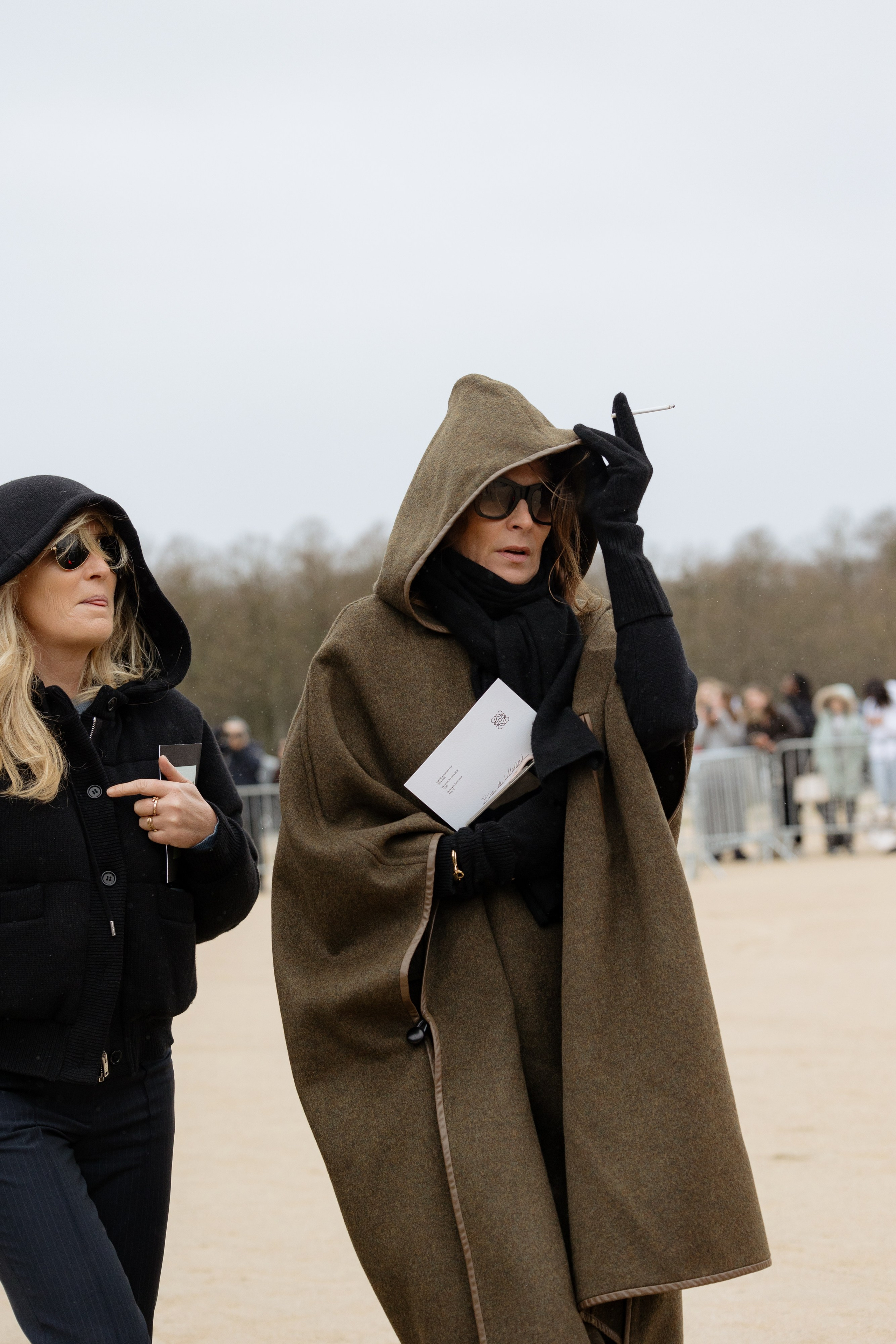 LOEWE PFW WOMENSWEAR FALL-WINTER 24/25. Photographer in Milan Ivan Goncharov