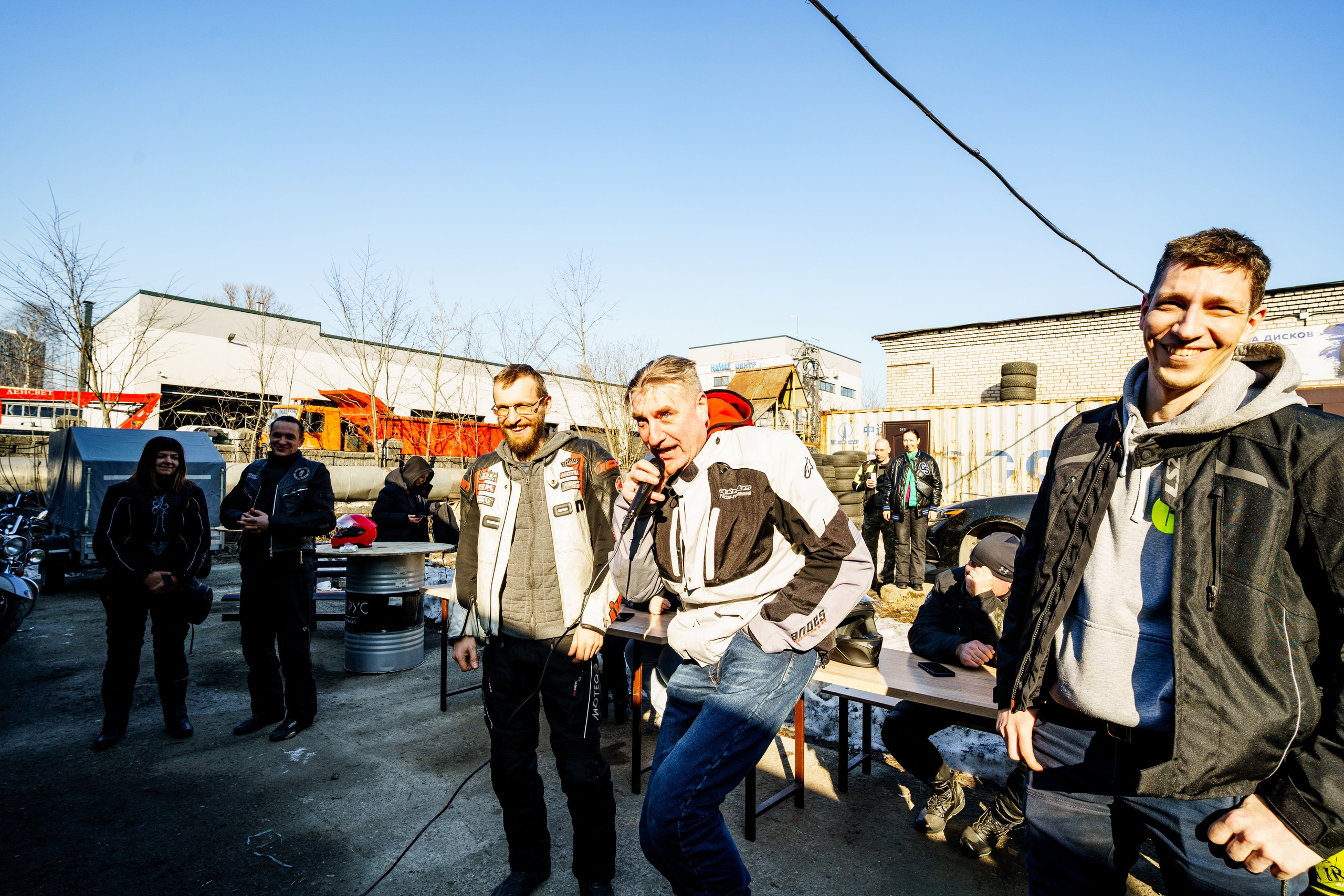 Прохват мотоклуба Norman Riders ч.2. Концертный и репортажный фотограф в Санкт-Петербурге Слава Пахомов