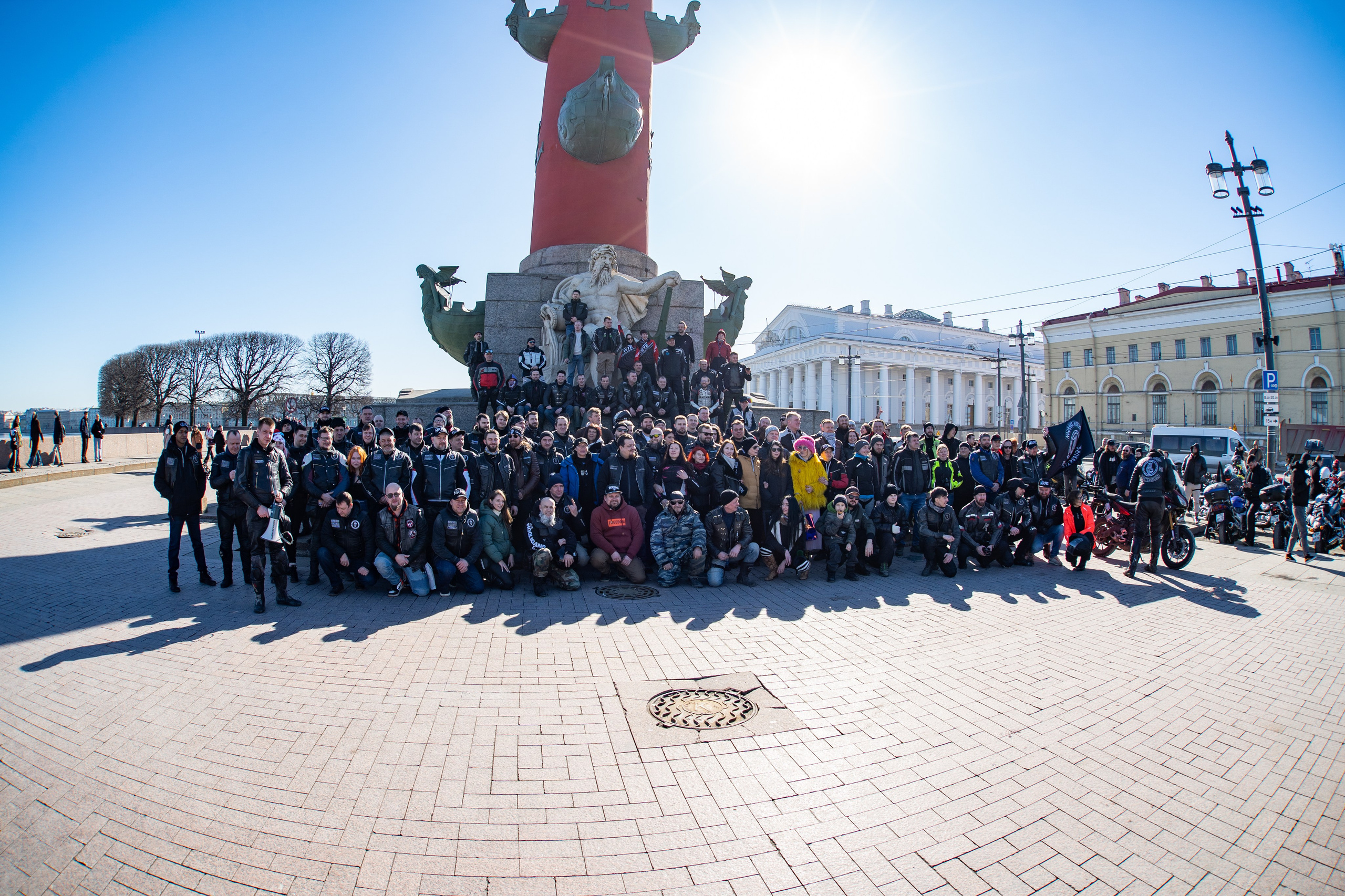 Весенний прохват мотоклуба Normans Riders MC. Концертный и репортажный фотограф в Санкт-Петербурге Слава Пахомов