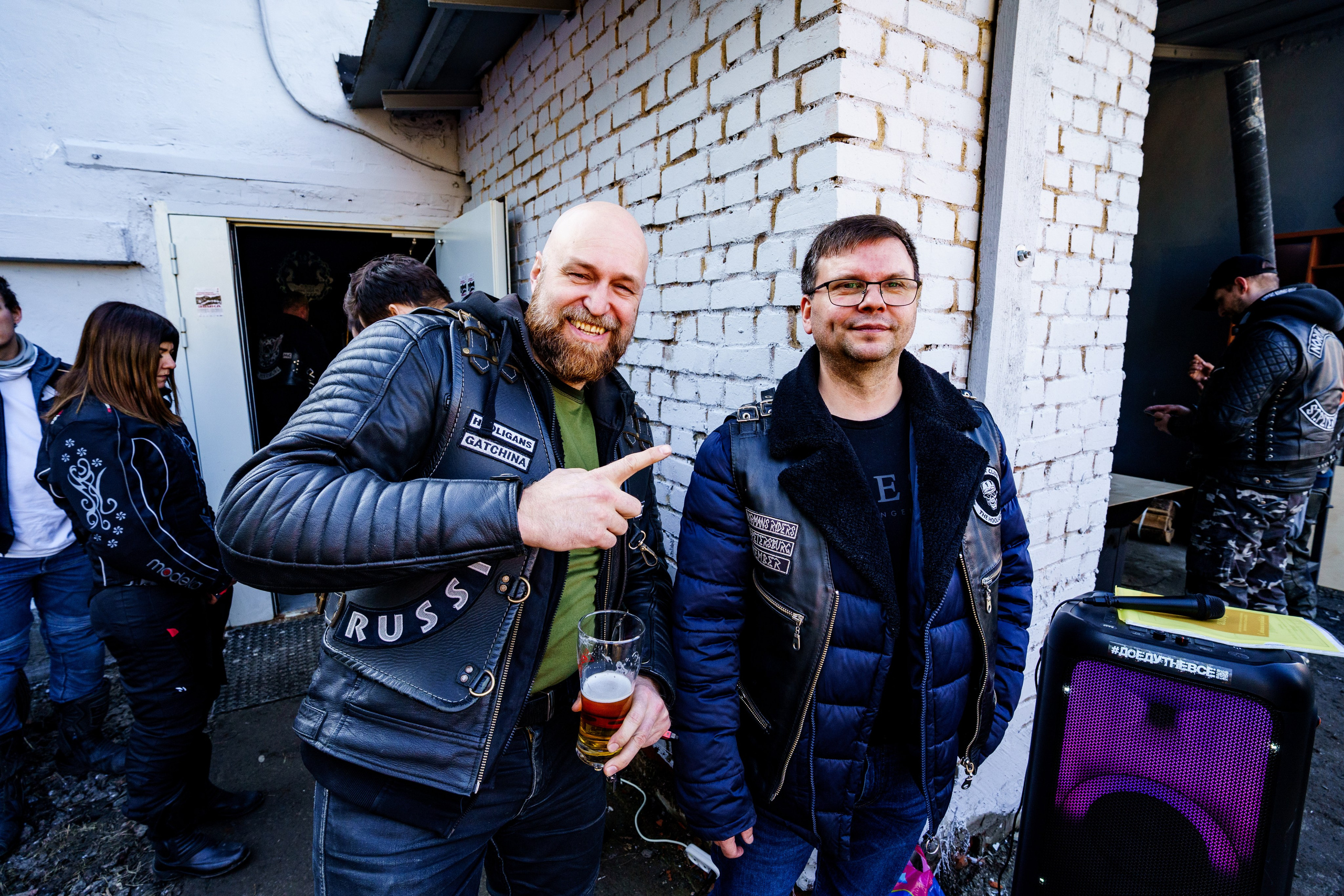 Прохват мотоклуба Norman Riders ч.2. Концертный и репортажный фотограф в Санкт-Петербурге Слава Пахомов