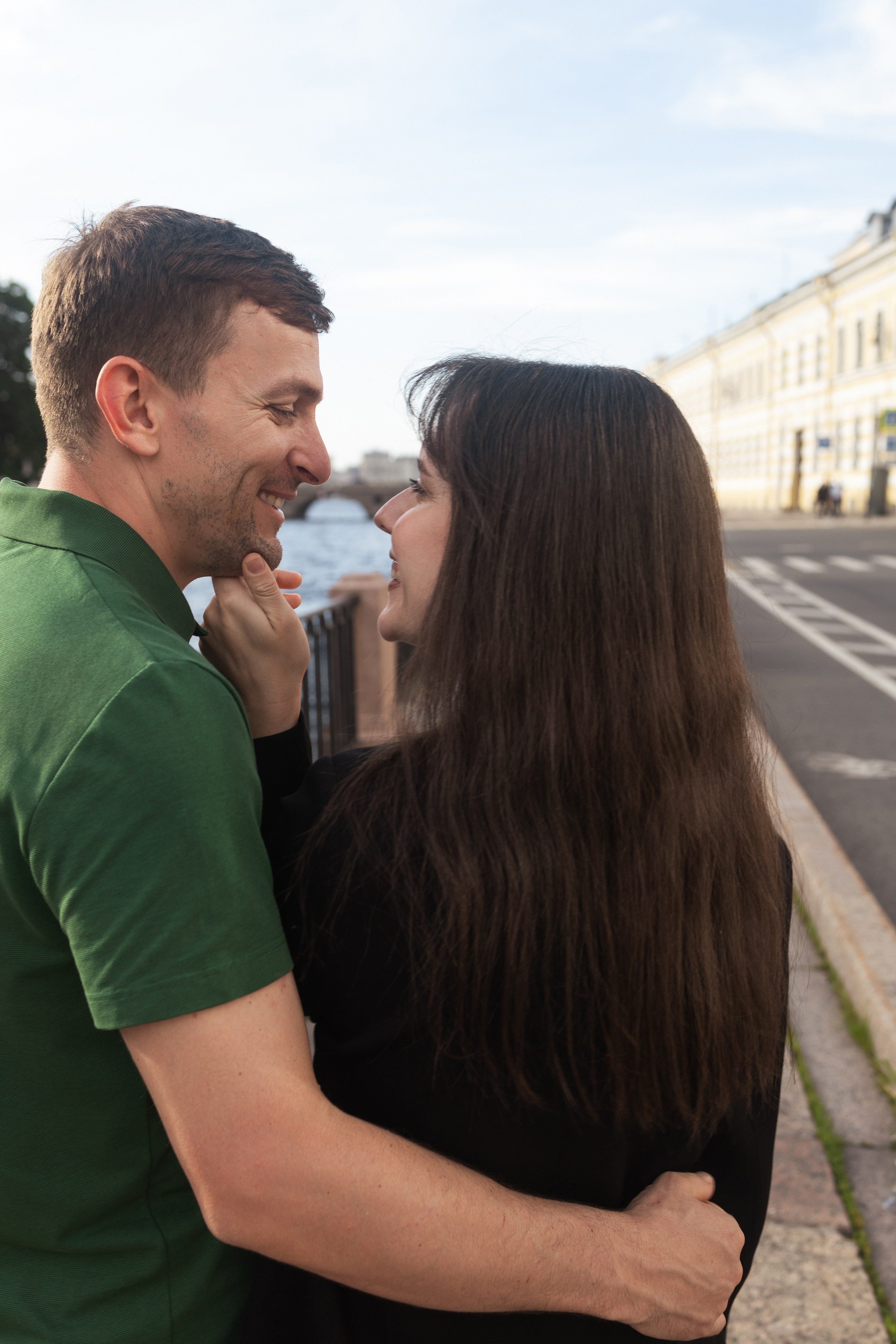Любовь на улицах Питера. Портретный фотограф СПб, женский фотограф, минимализм и эстетика