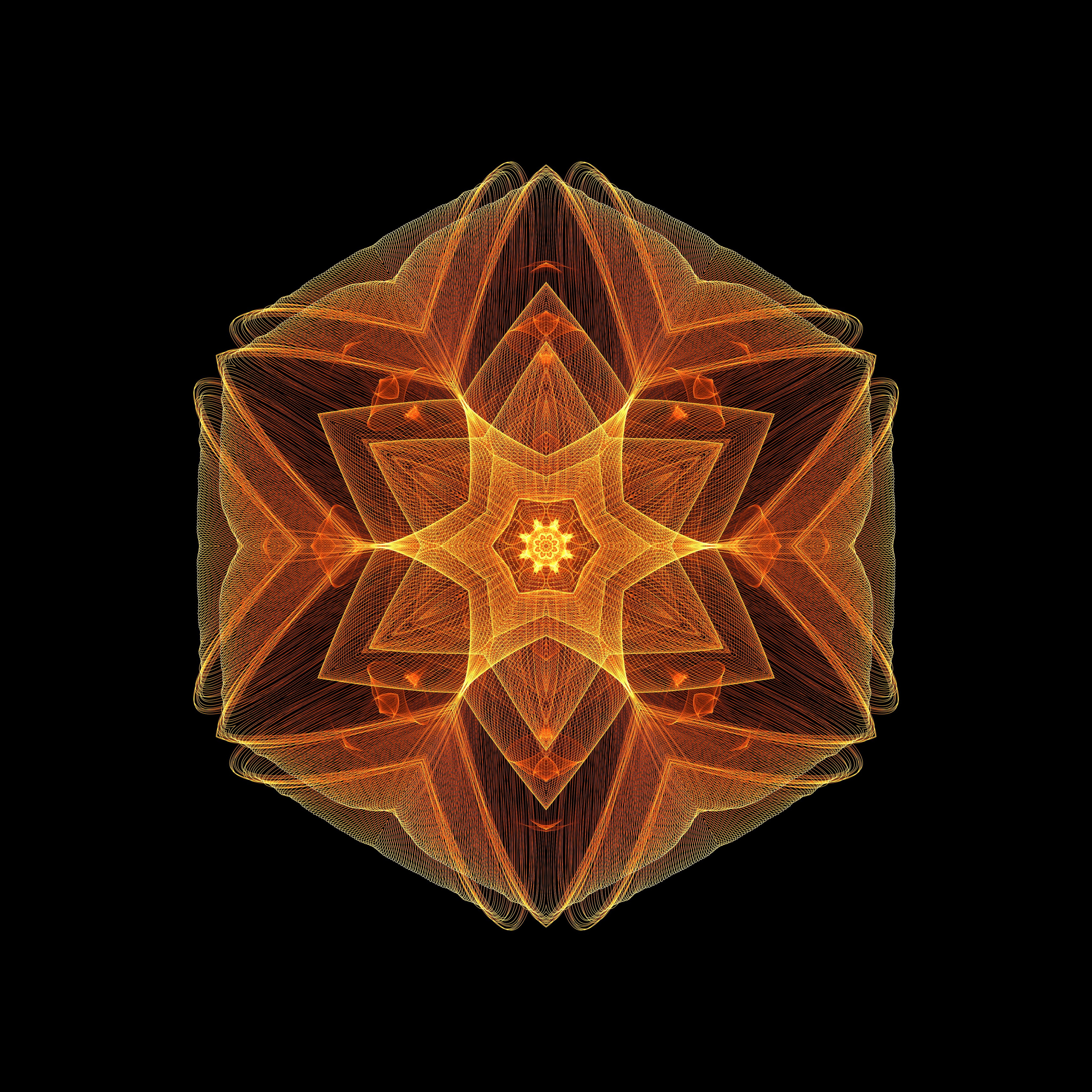 Flame Mandala of a tube TV. Roman Hodirev is an esoteriologist, multidisciplinary artist, photographer and musician. Saint Petersburg, Riga