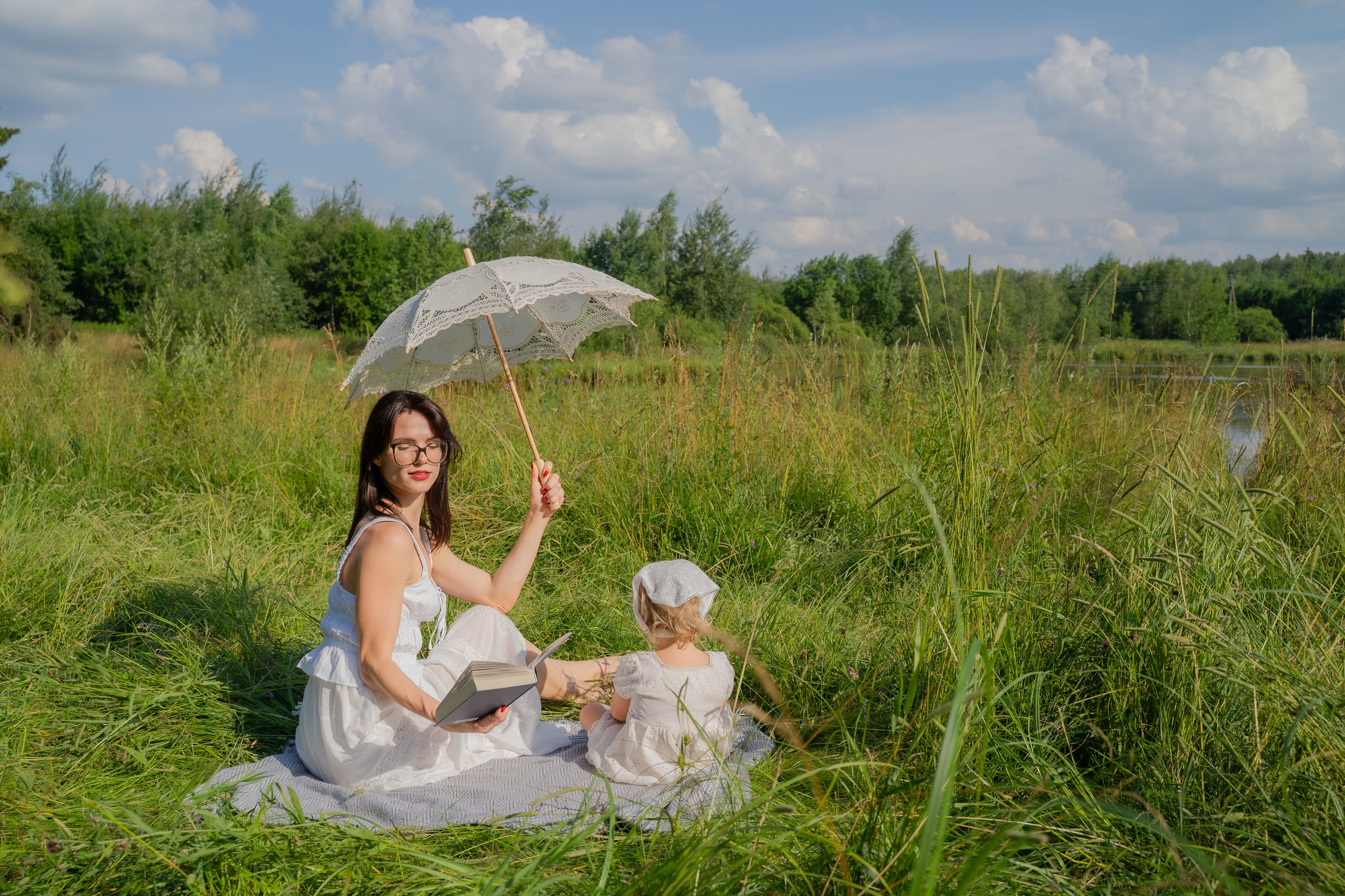 Фотосессия на природе «прачка»