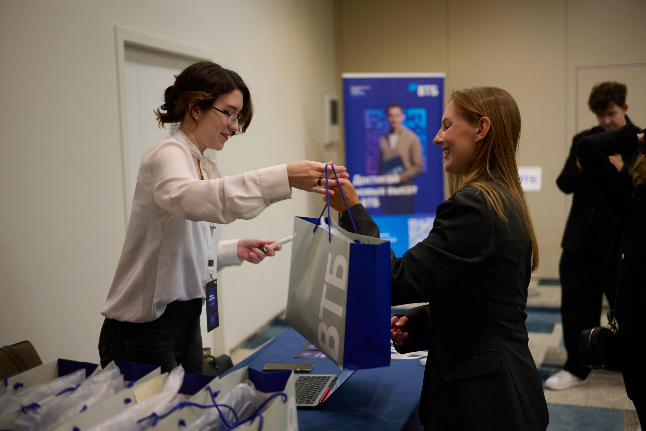 Репортажная съёмка Амбассадорской программы ВТБ в Москва-Сити