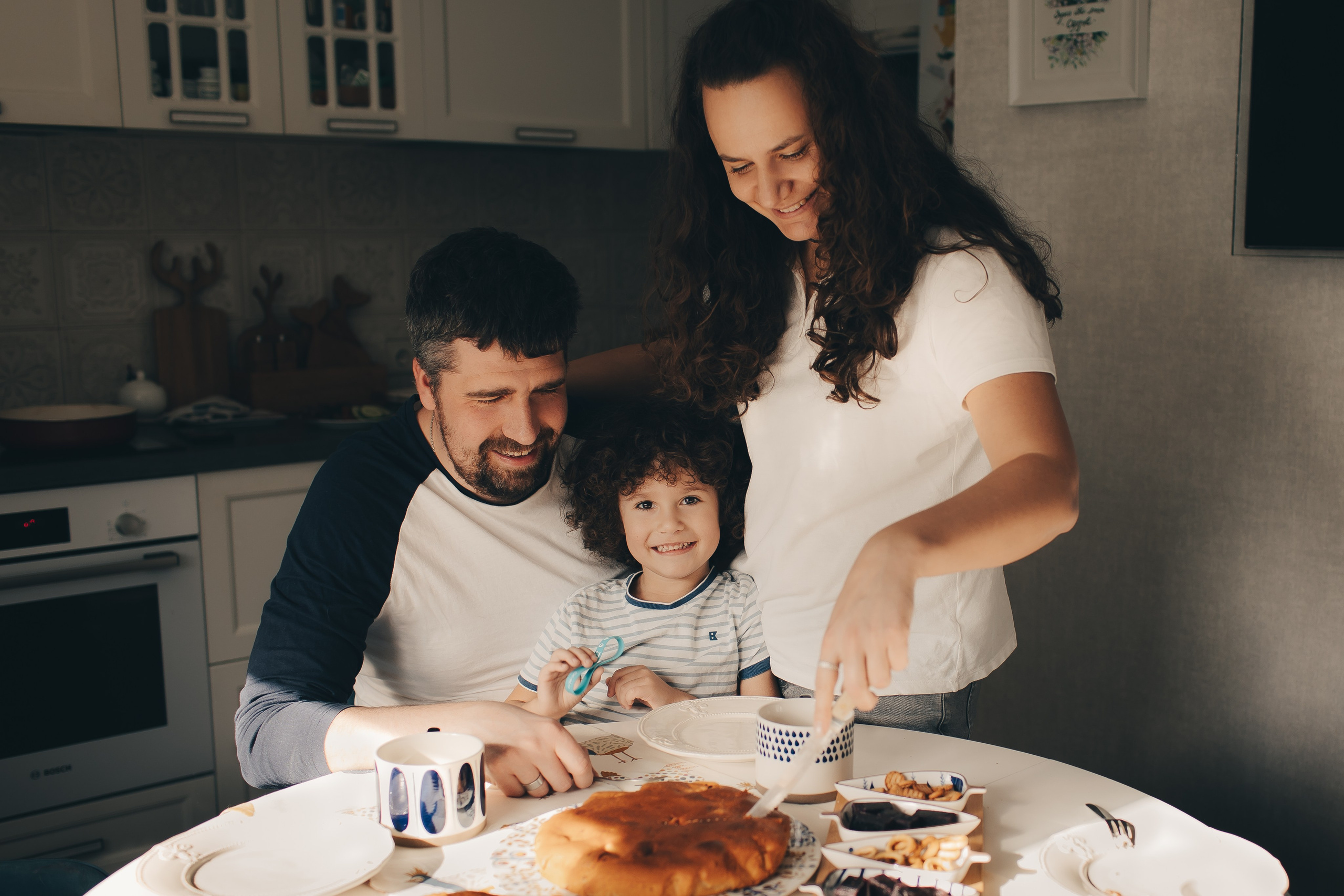 Семейная домашняя фотосъёмка. Фотограф Евгения Мальцева, Архангельск