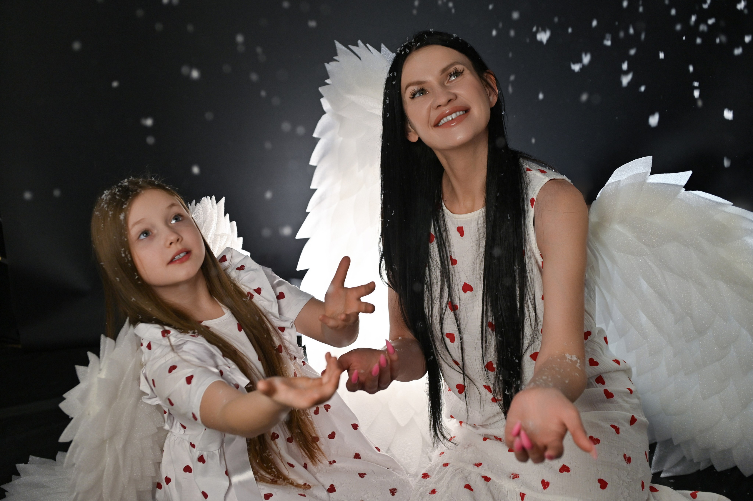 С крыльями и снегом. Фотосессии в Тольятти Студия «ТВОЕ ФОТО»