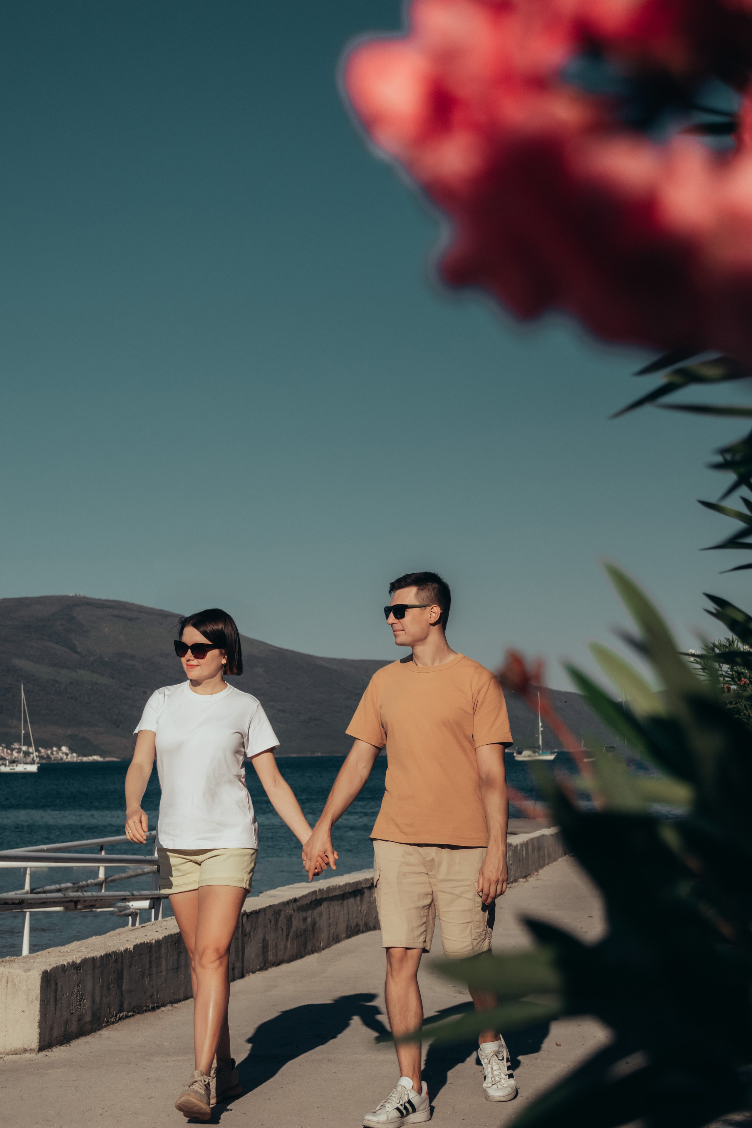 Gentle morning with Rimma and Maxim. Portrait photographer in Tivat Montenegro Katerina Kirsanova