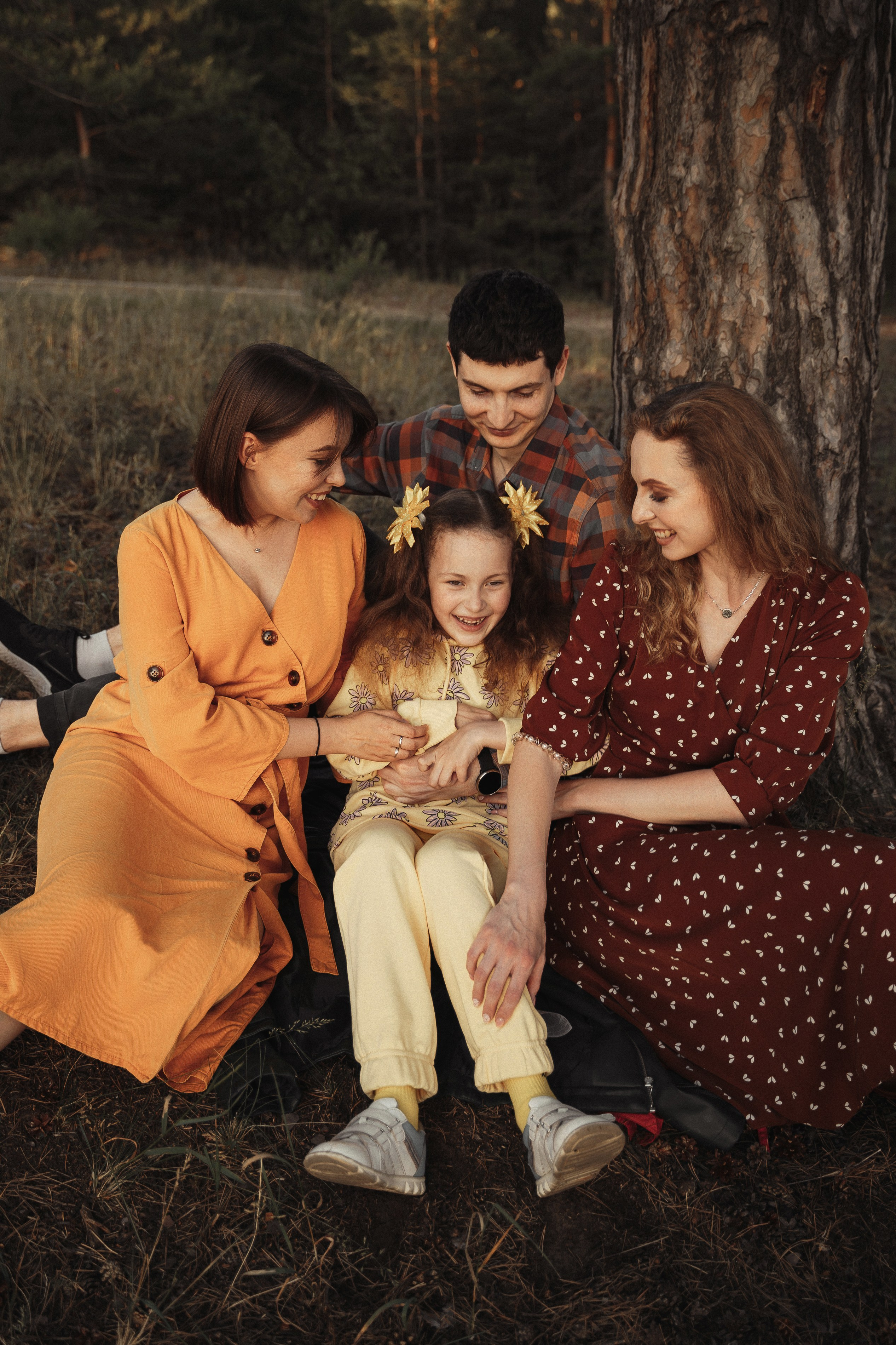 Татьяна и семья. Фотограф Алексей Кутырёв