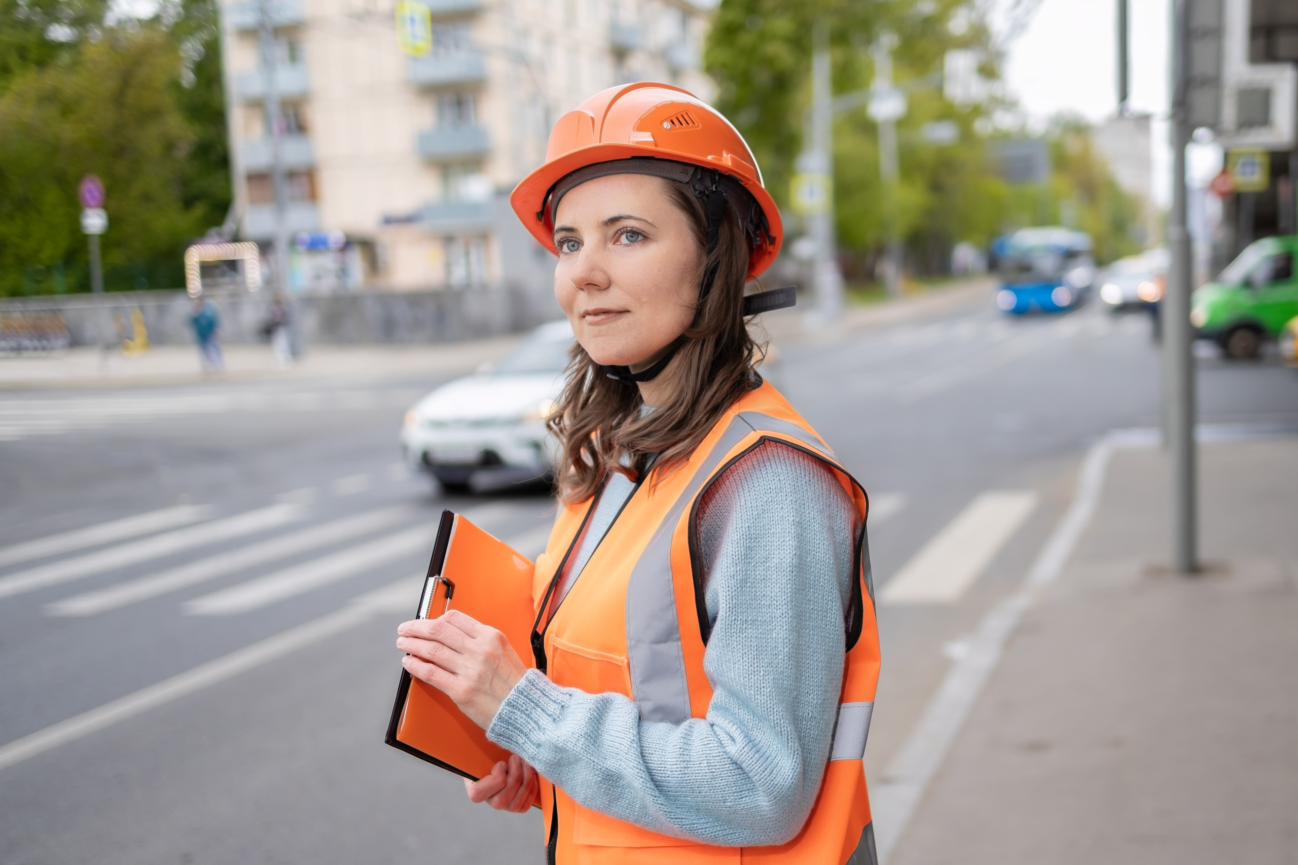 Фотосессия «Стройка» модель Ирина. Репортажный, семейный и студийный фотограф в Москве Демин Алексей