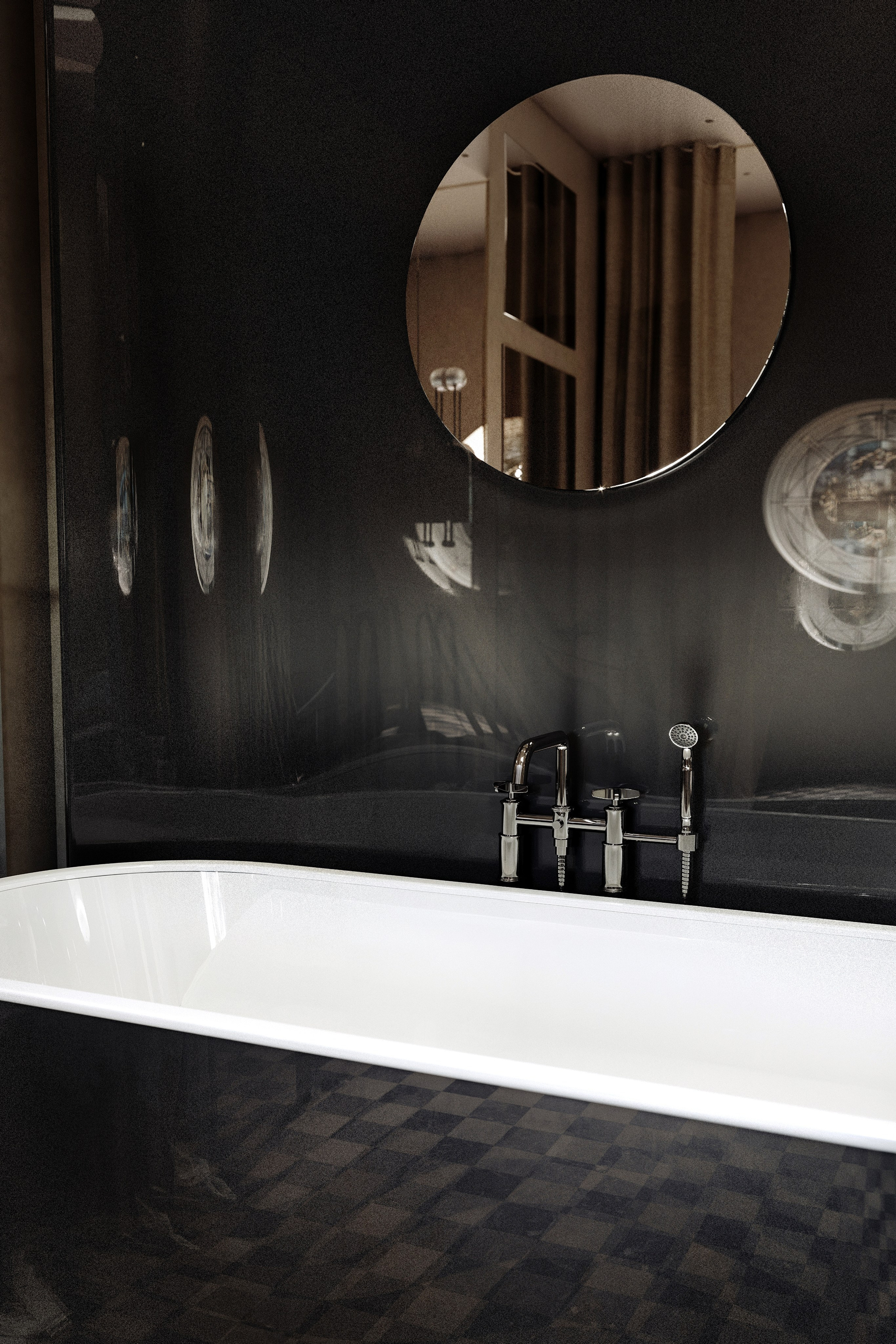 Bathroom «Le Miroir Infini». Визуализации Дизайн проектов