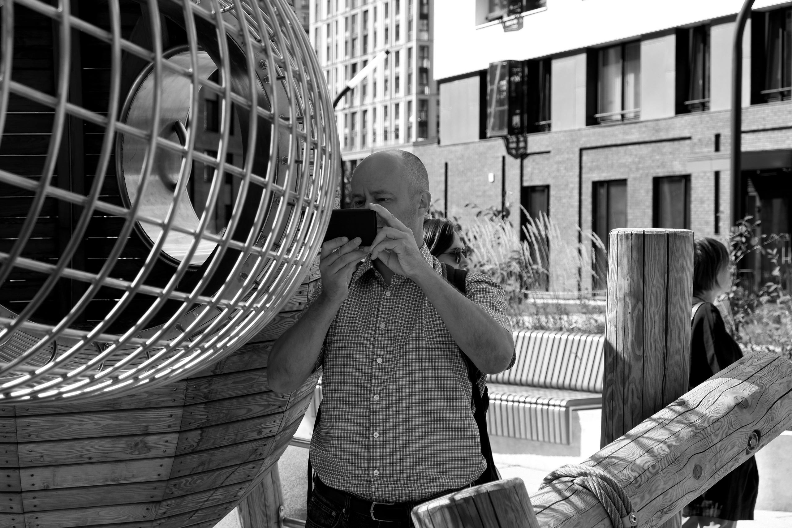 Пресс-тур благоустройства жилого комплекса Nagatino i-Land от Бюро А4. Михаил Мулач | Архитектурный фотограф