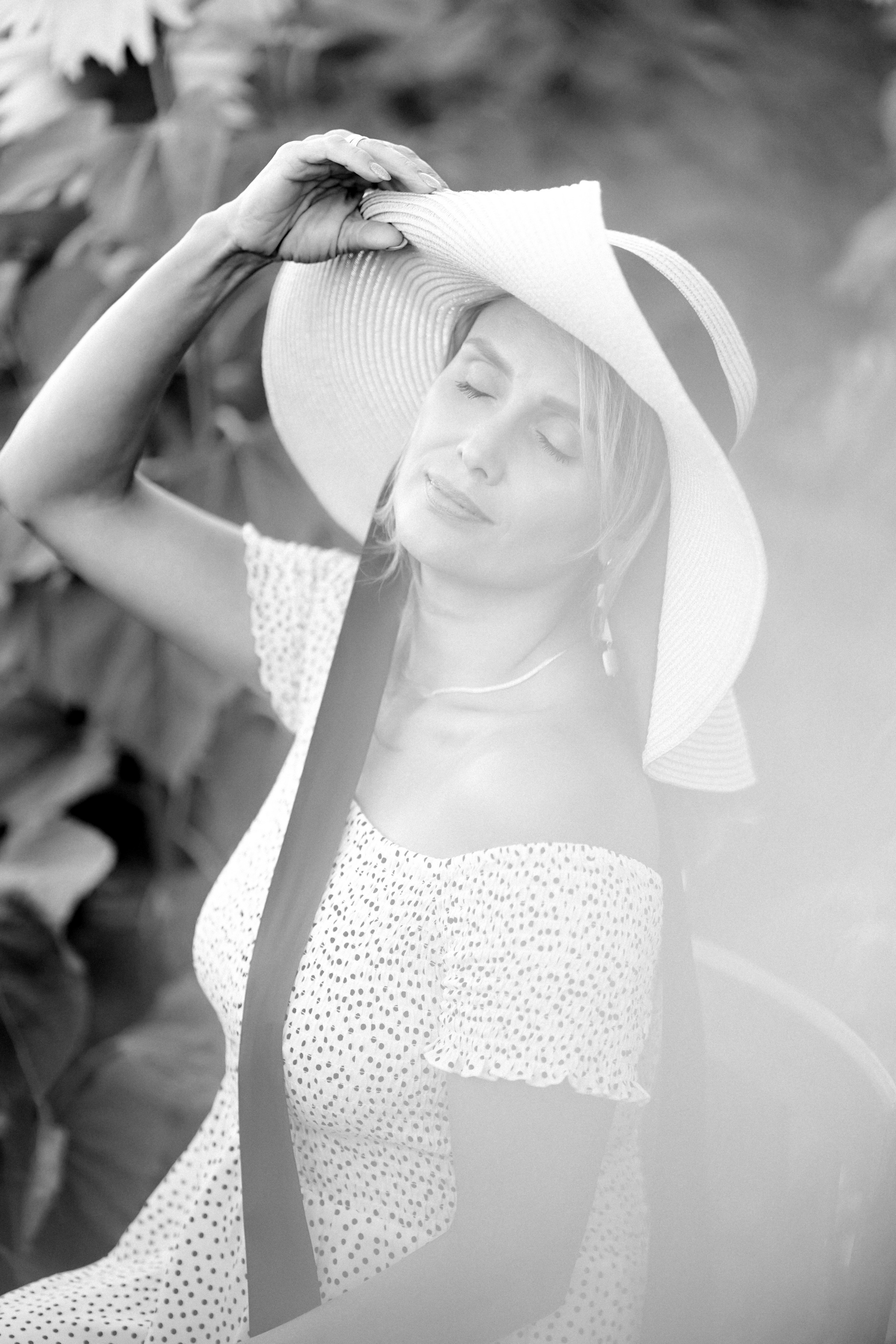 В подсолнухах