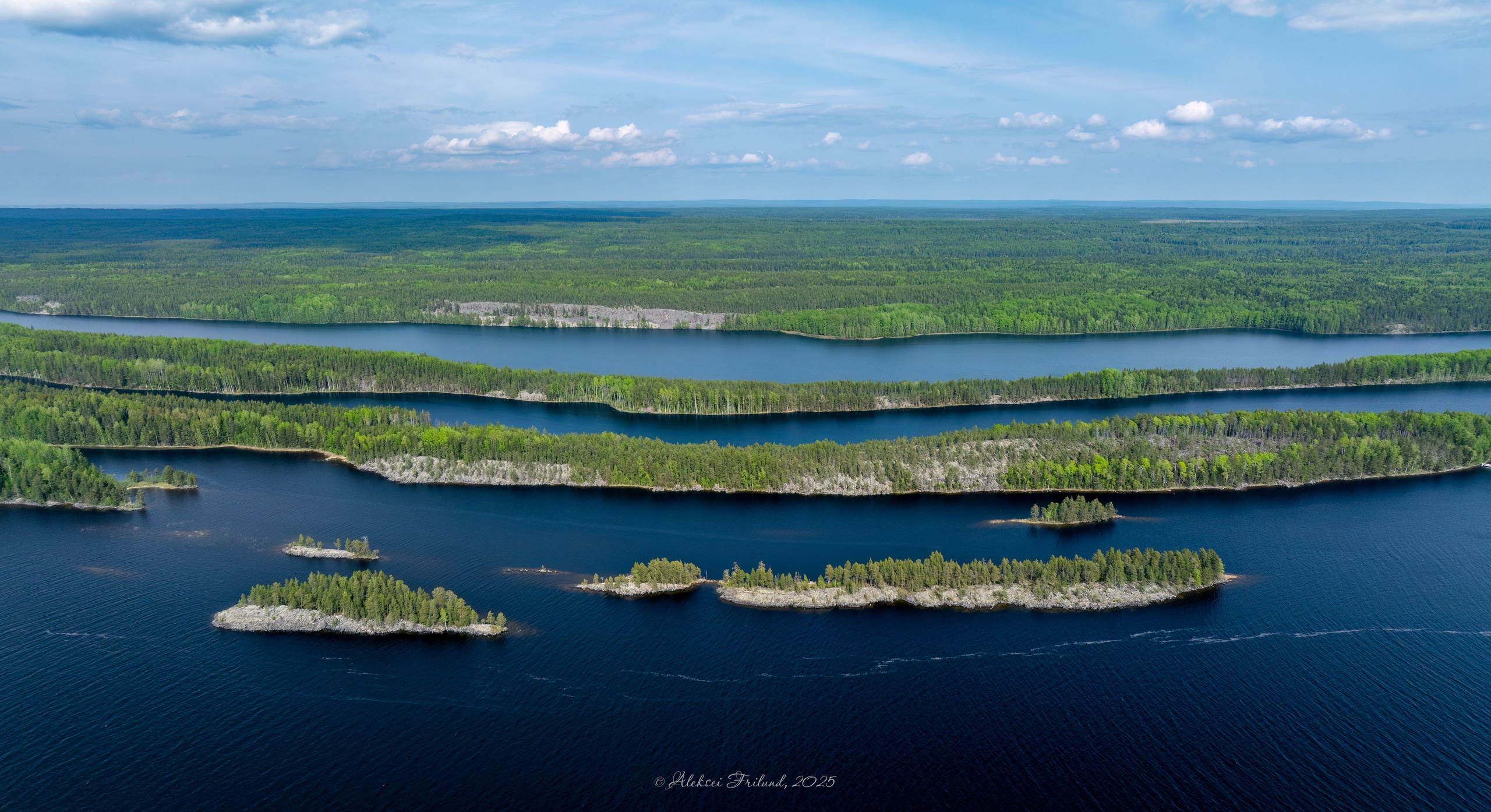 Онежское озеро. Аэросъемка. Фото и Видео в Карелии. Алексей Фрилунд