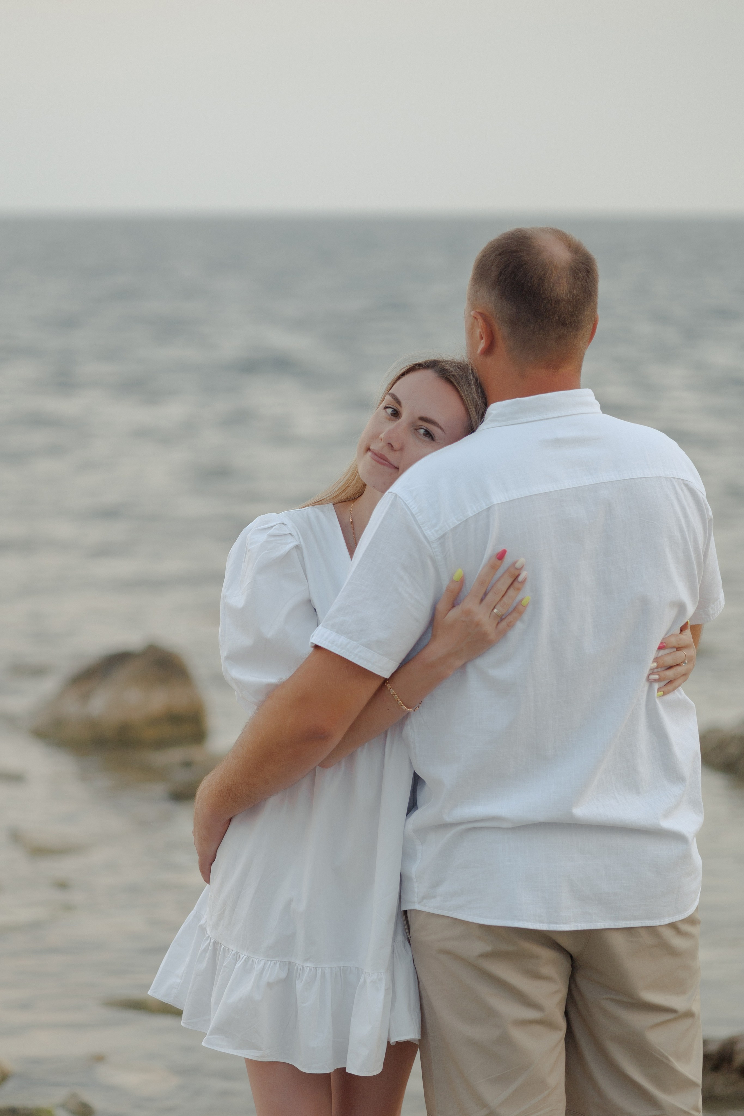 Лавстори на берегу моря. Семейный и портретный фотограф в Геленджике Любовь Бодрова