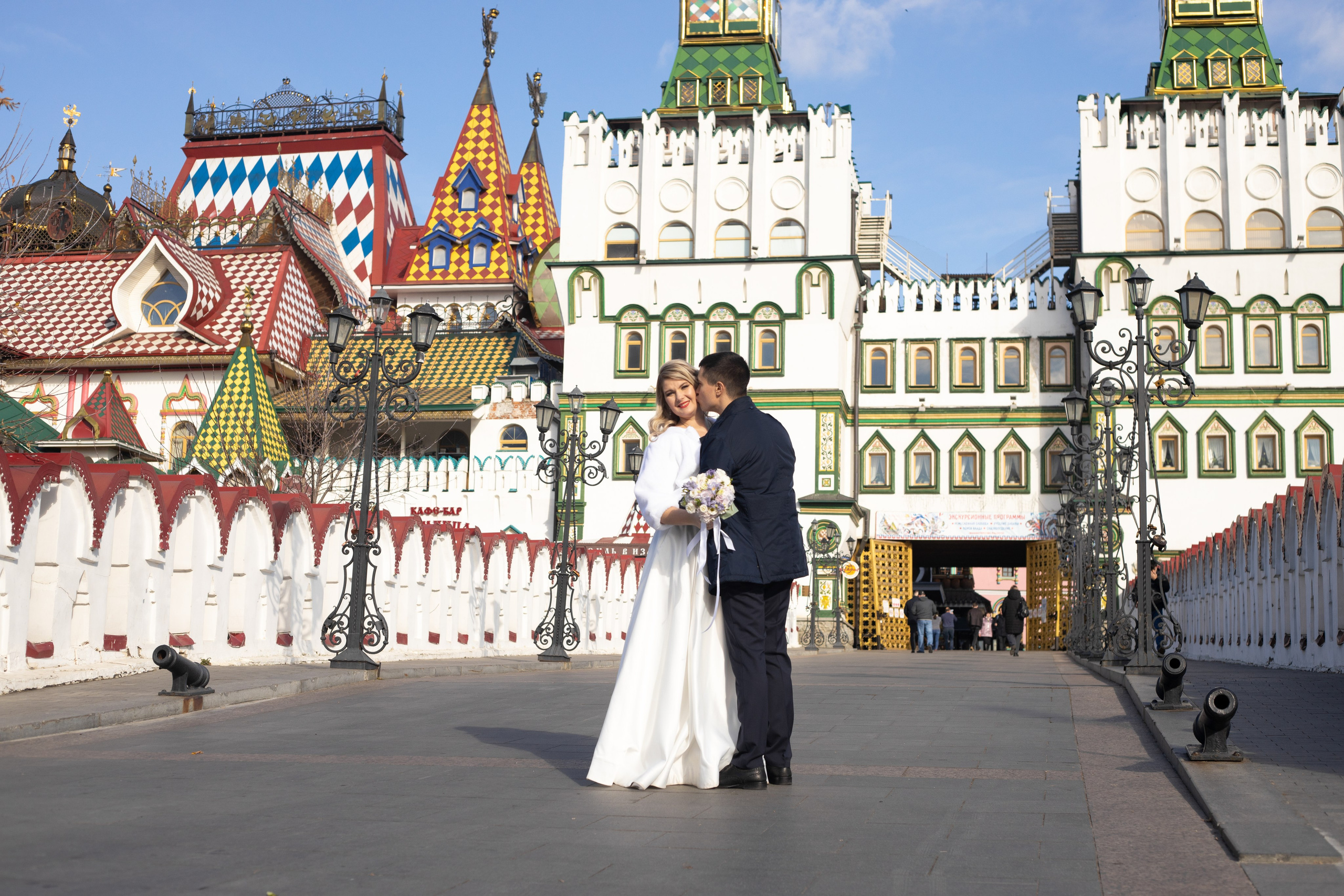 Свадебная фотосессия в Измайловском кремле. Фотограф в Железнодорожном и Балашихе