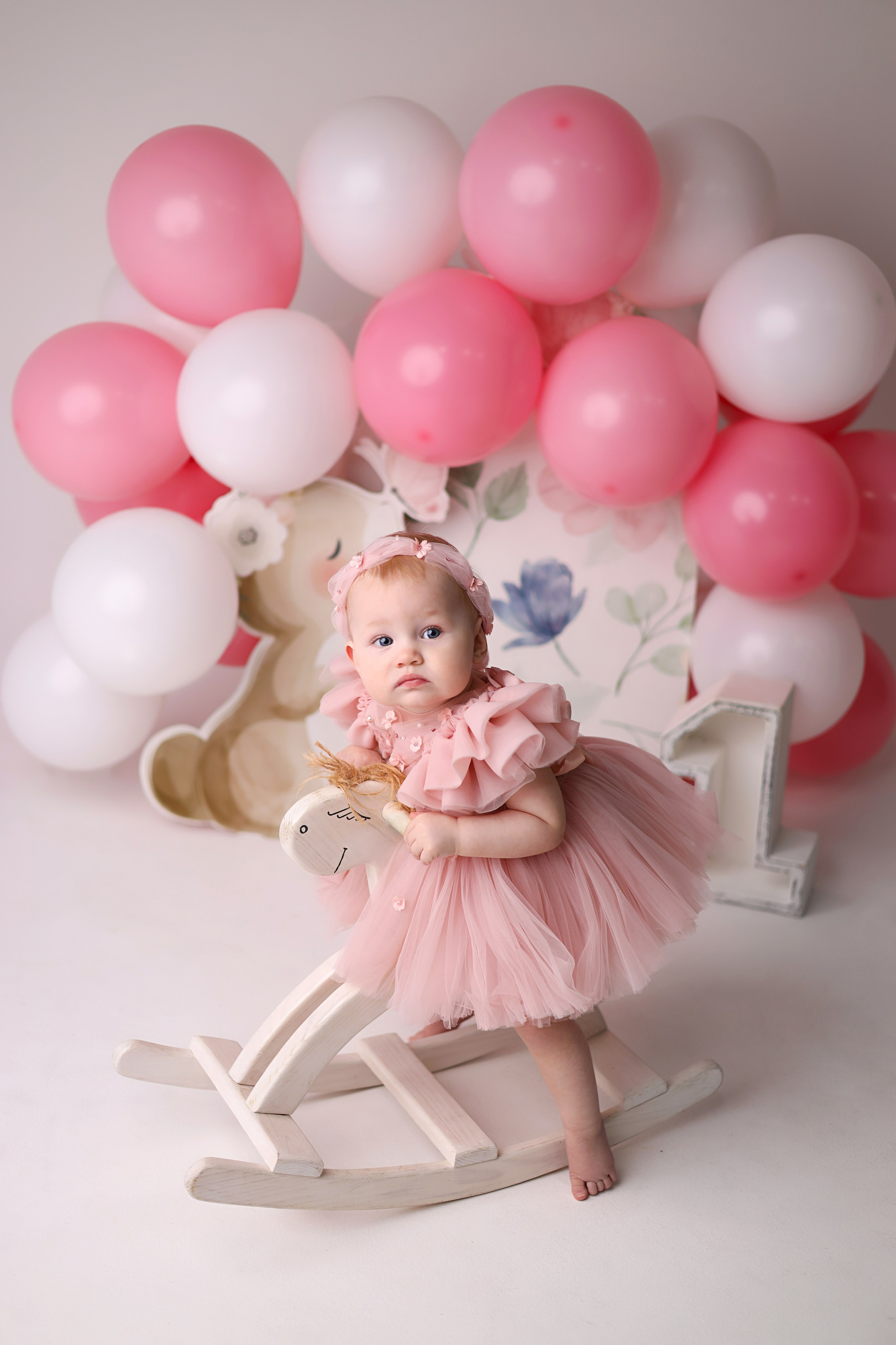 Фотосессия на 1 годик Алины. Фотограф новорожденных Москва. Ньюборн фотограф Москва