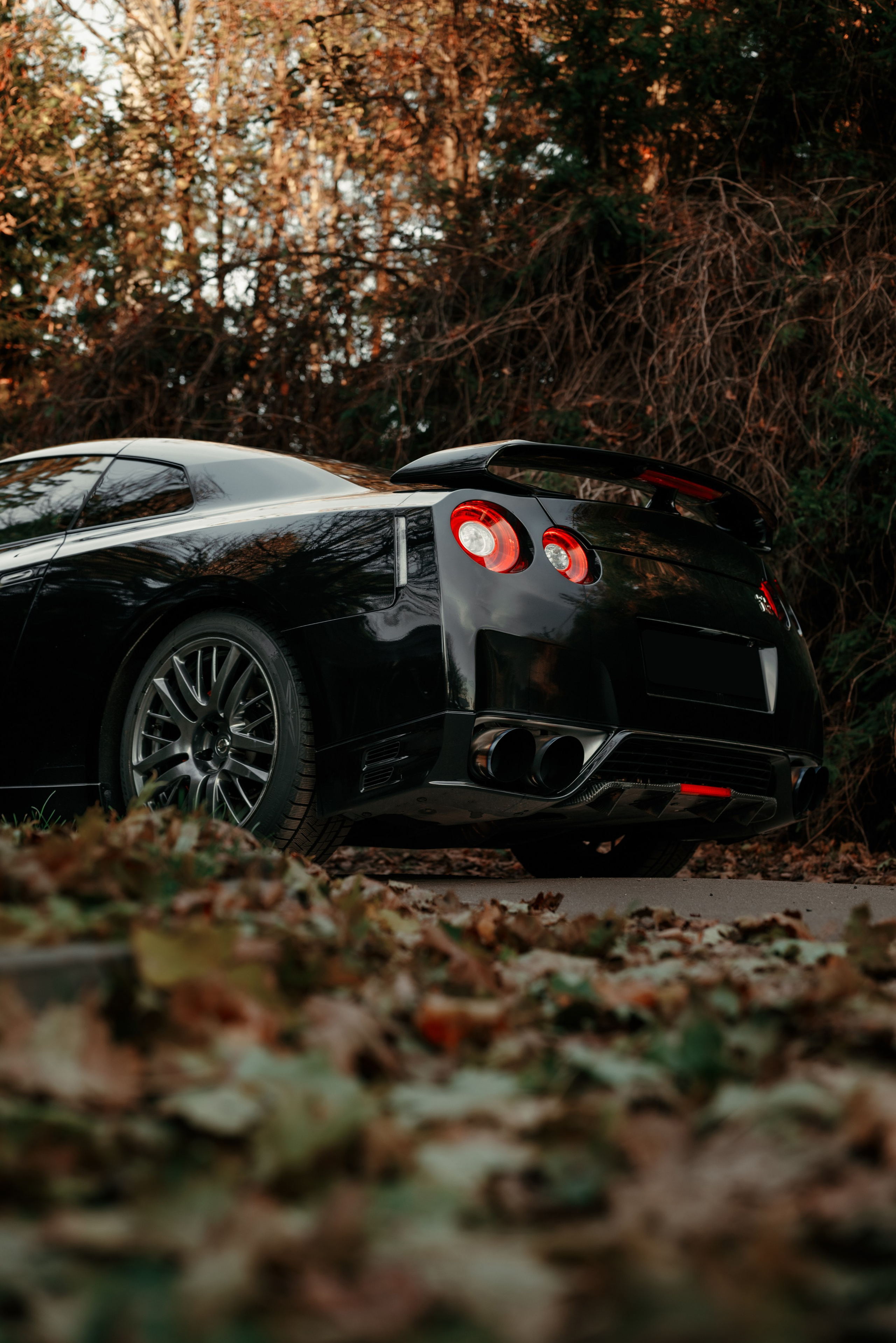 Nissan GT-R35 autumn vibe. DeLorein