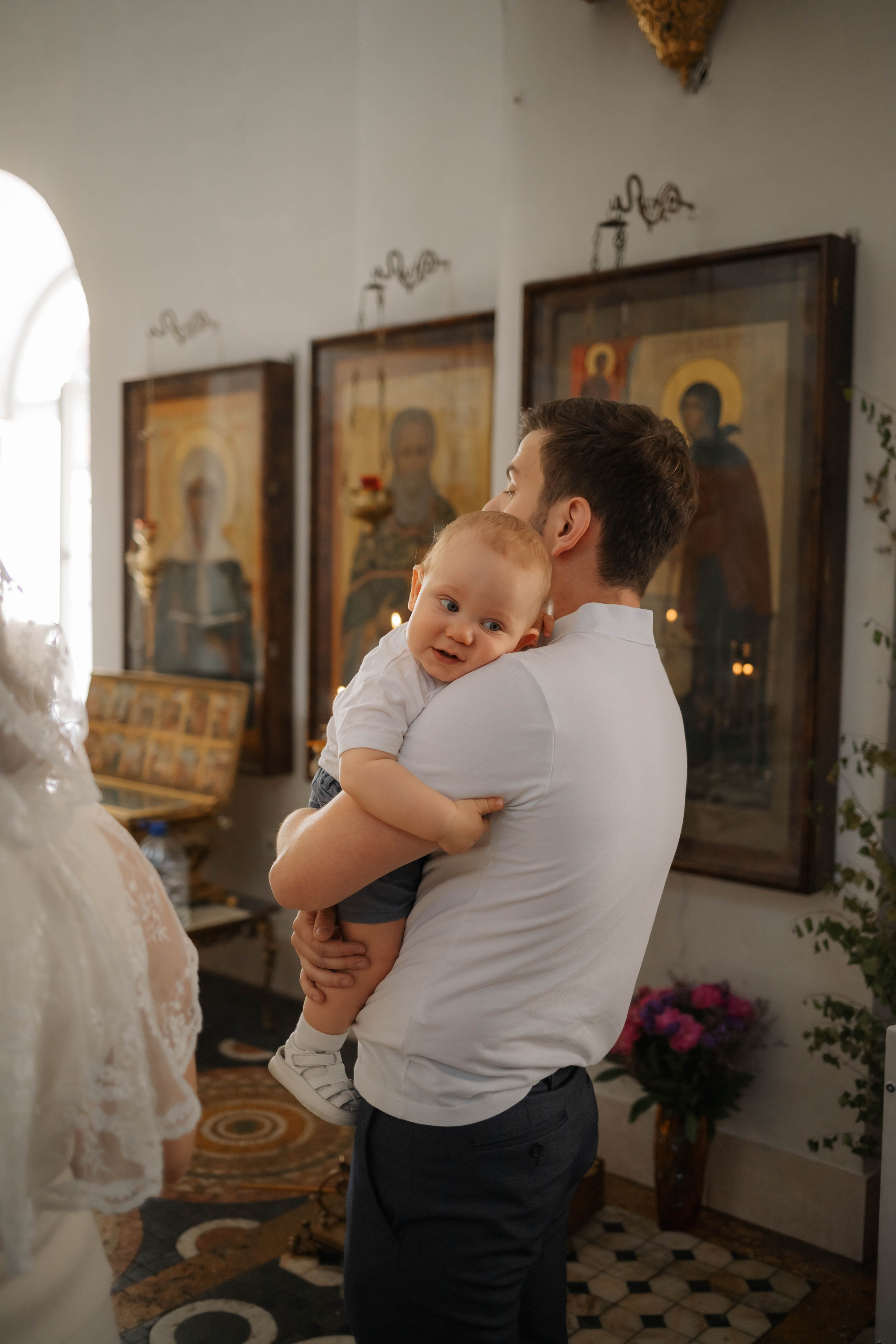 Крещение Миши. Семейный и детский фотограф в Москве Александра Нараевская