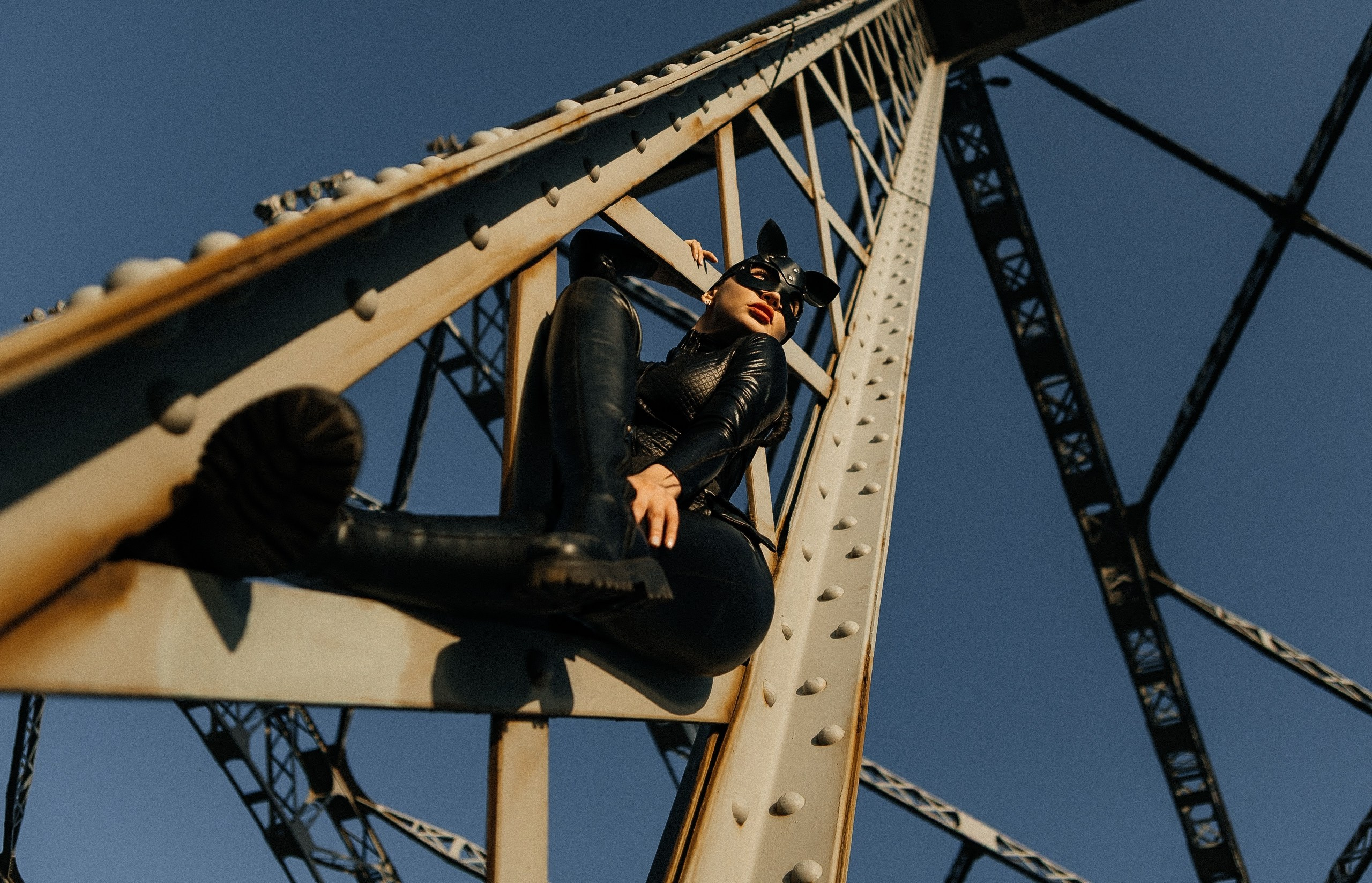 Девушка-кошка в Питере. Репортажный и свадебный фотограф в Санкт-Петербурге Романов Вадим