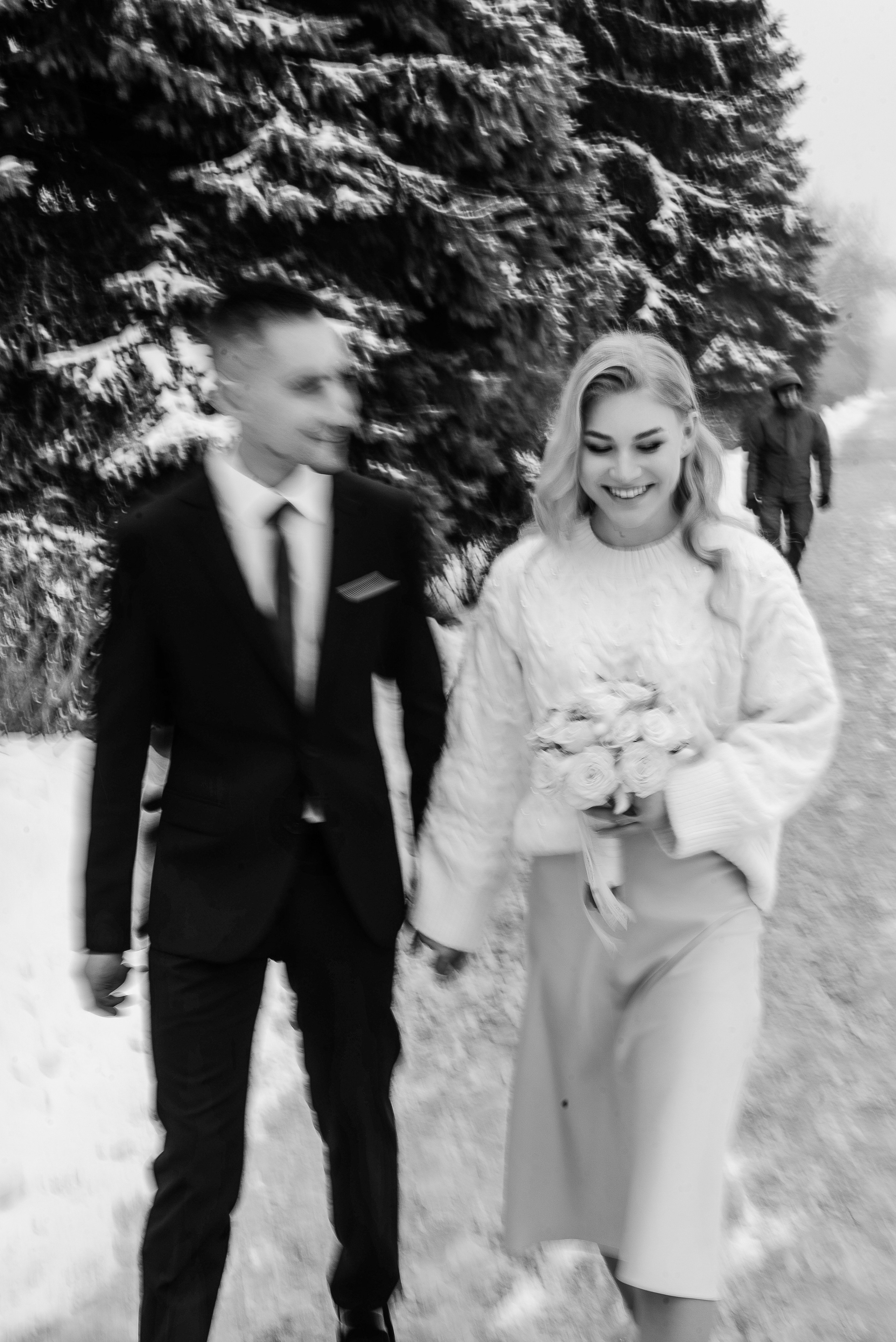 Александра и Алексей, роспись и прогулка зимой. Свадебный и портретный фотограф в Липецке Юлия Свит