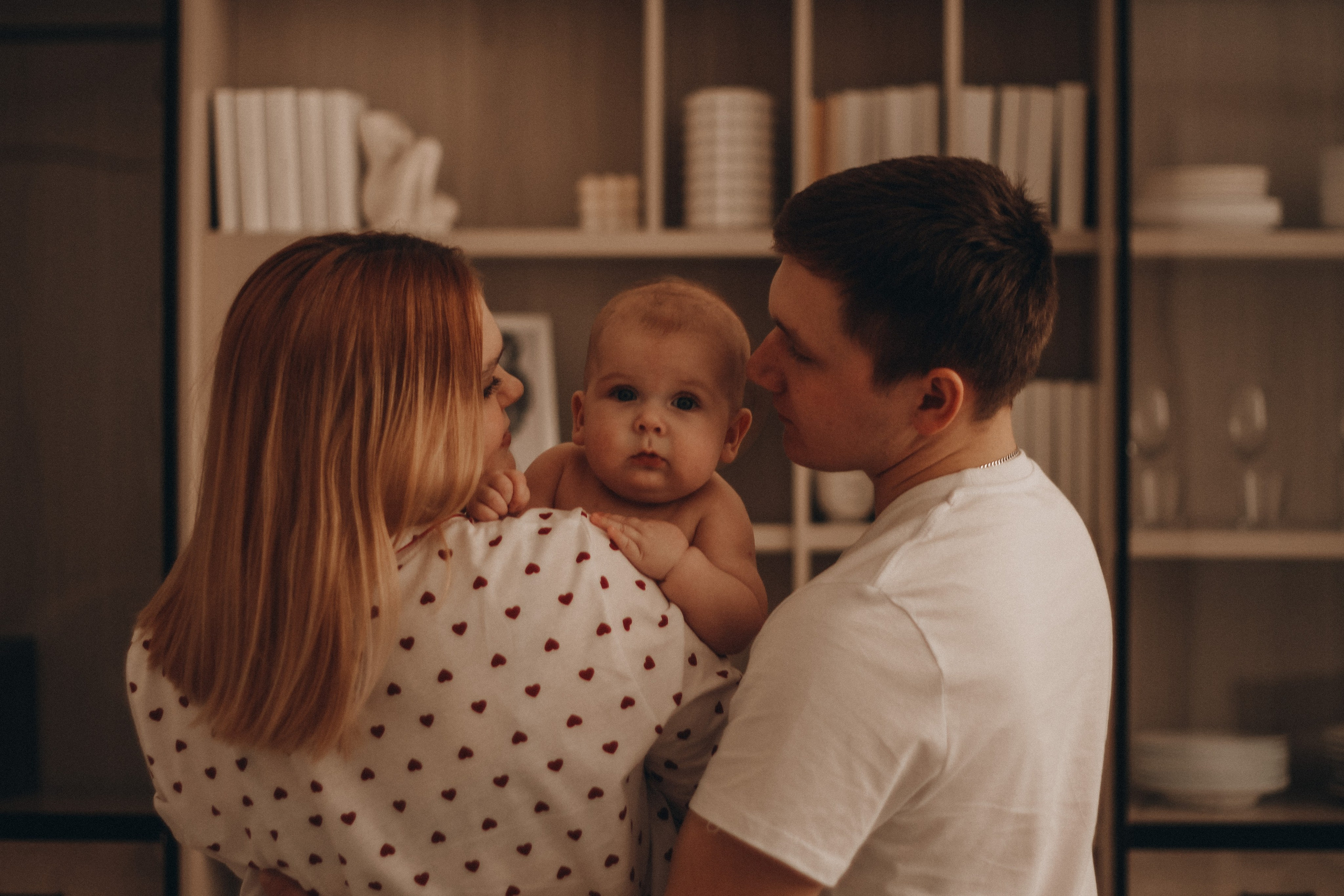 Варюша с мамой и папой. Семейный фотограф Полина Легачева