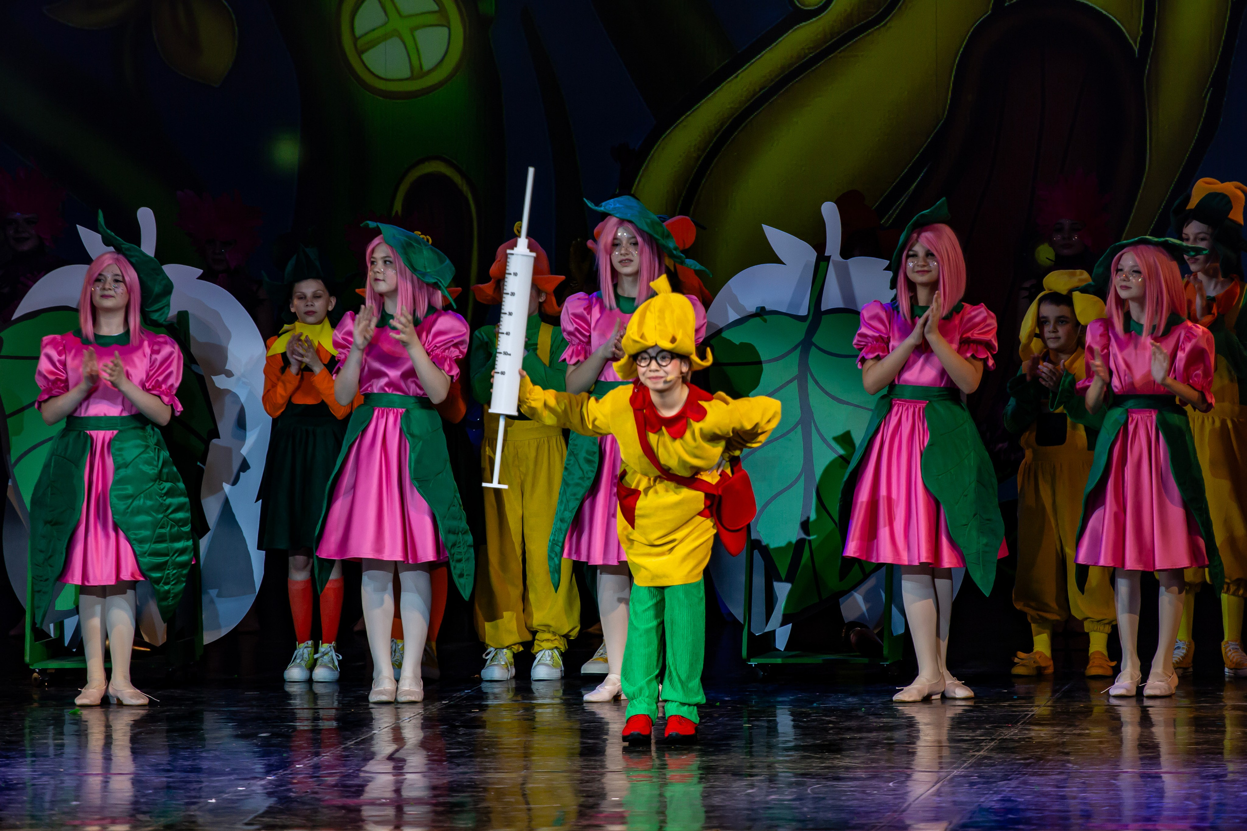 Мюзикл «Незнайка в царстве малюток» премьера Сочи солнышки и Сочи Соло. Фотограф в Сочи Юрий Шептаев
