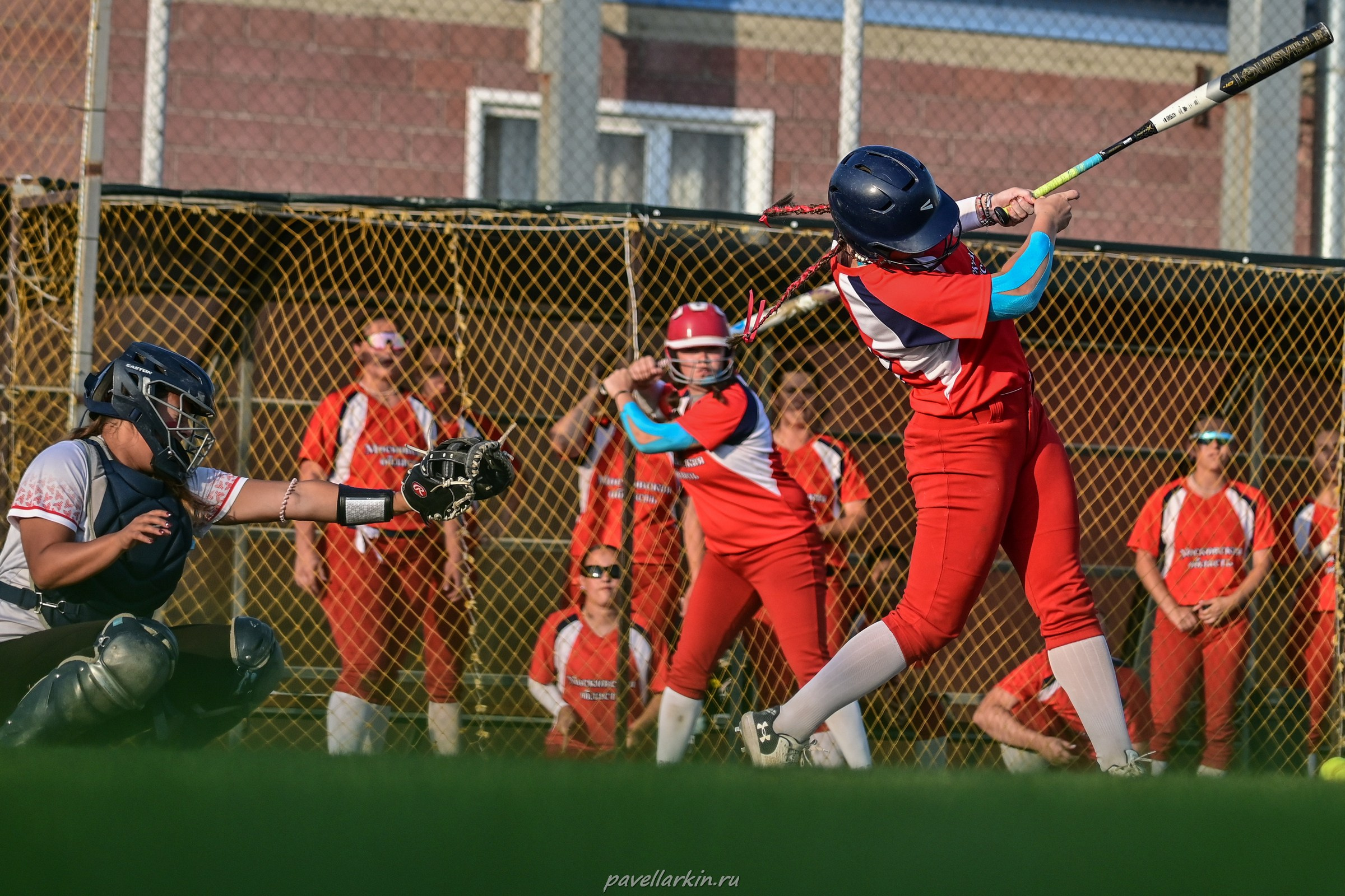 Софтбол: Финал юношеской спартакиады 2025 года. Спортивный фотограф, фотожурналист Павел Ларькин