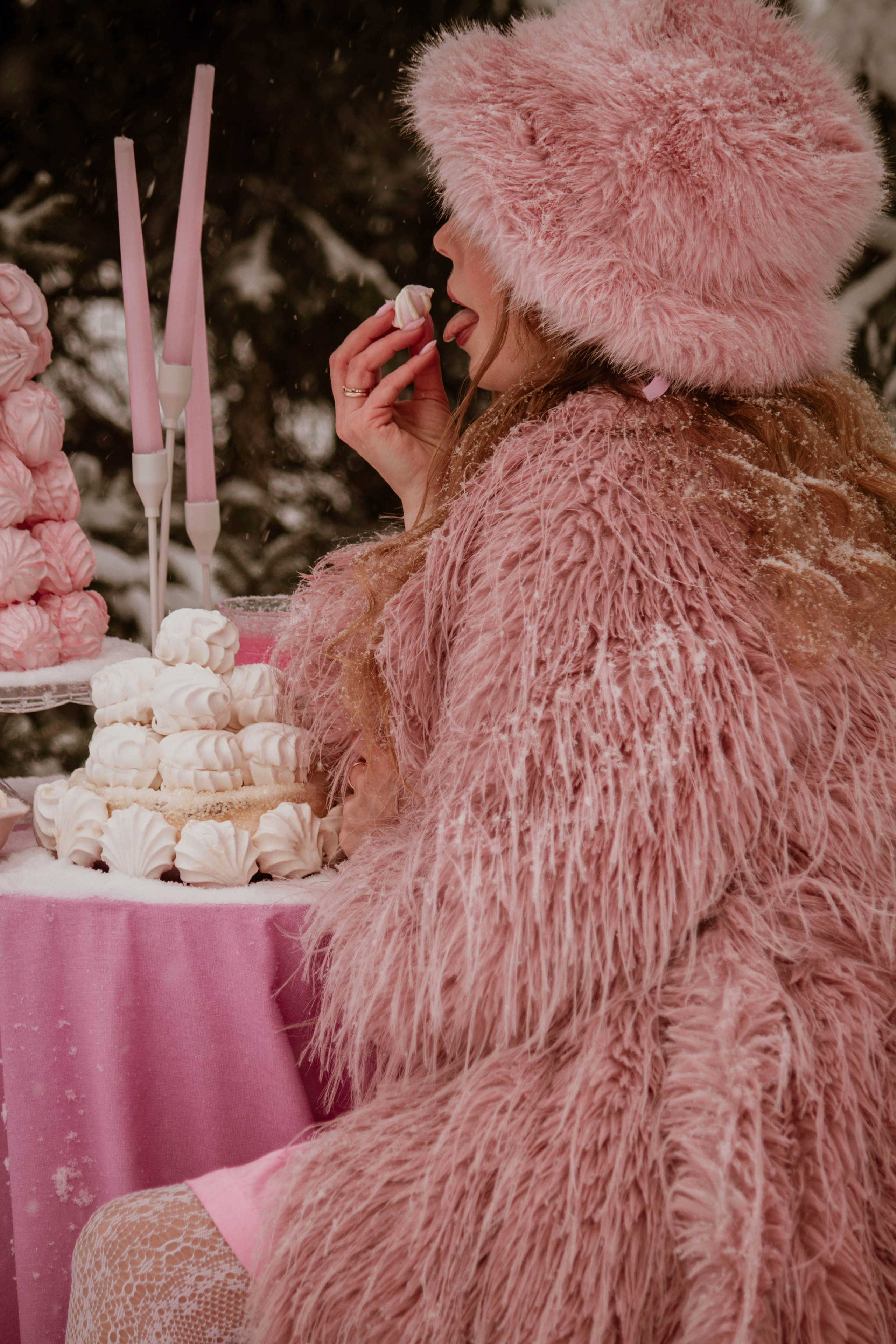 Сладости и снег. Создадим шедевр? Виталина и её фотоискусство