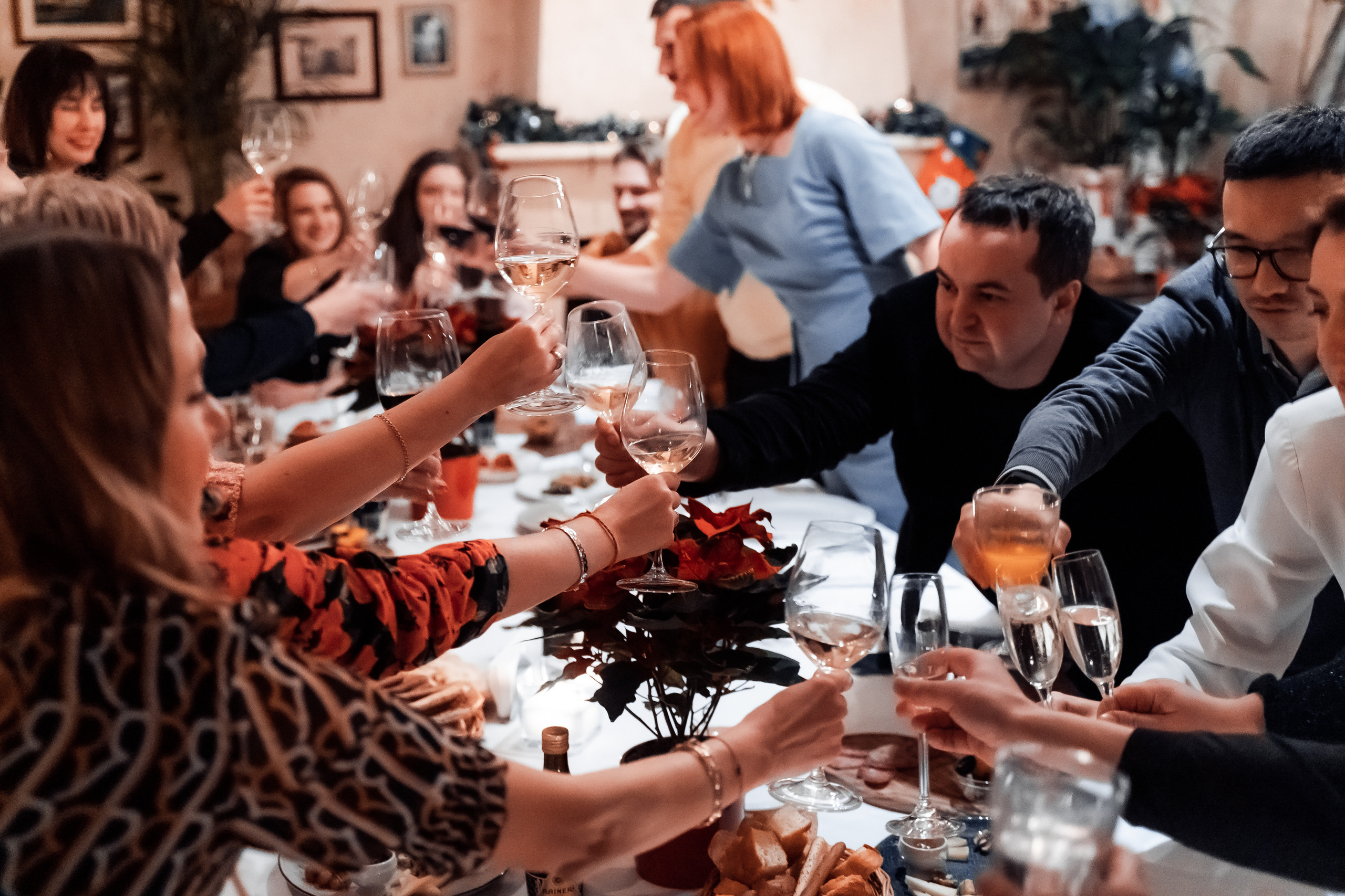 Фото отчёт с корпоративного ужина в ресторане — «Кантинетта Антинори». Свадебный и Репортажный фотограф в Москве — Шестак Константин