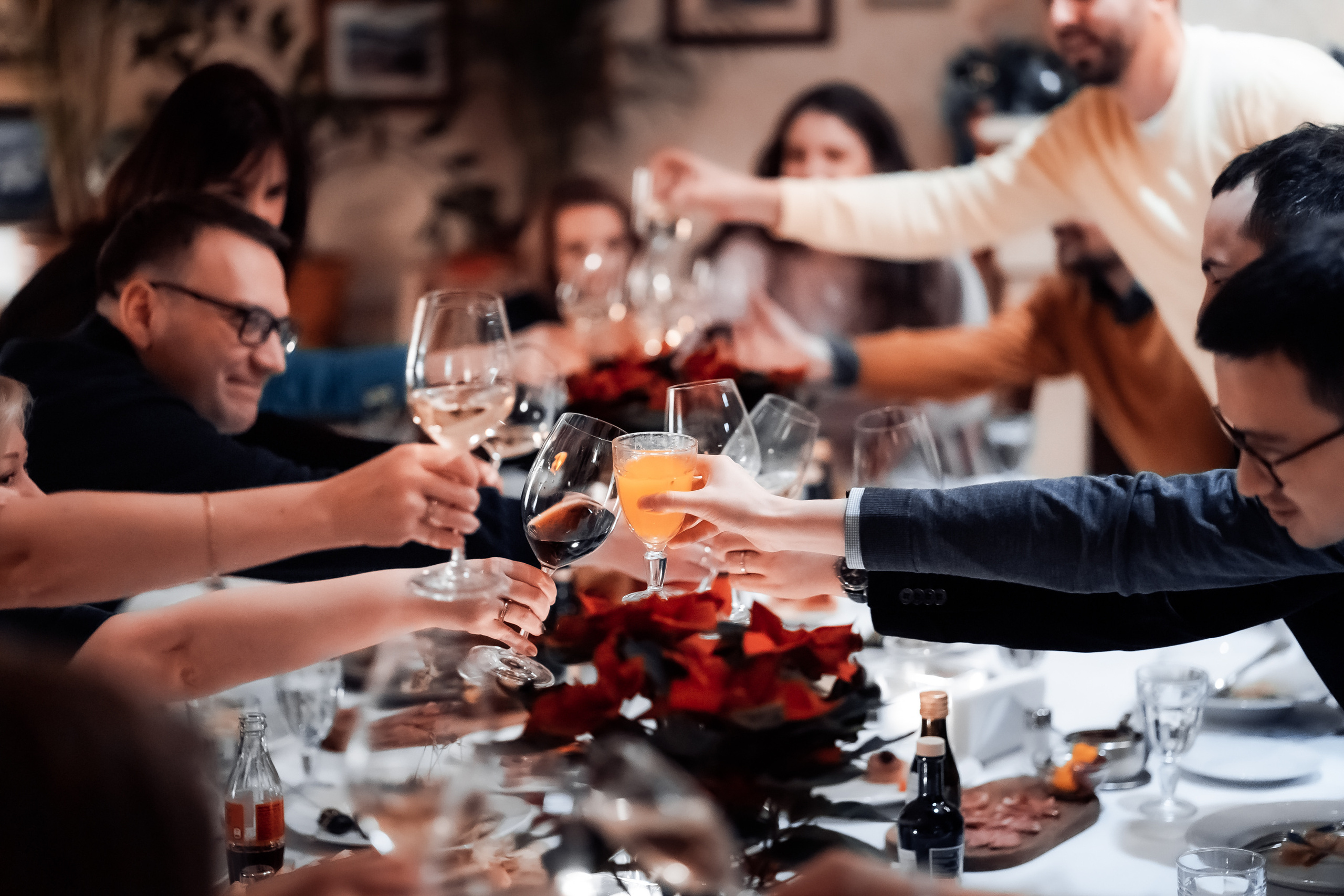 Фото отчёт с корпоративного ужина в ресторане — «Кантинетта Антинори». Свадебный и Репортажный фотограф в Москве — Шестак Константин