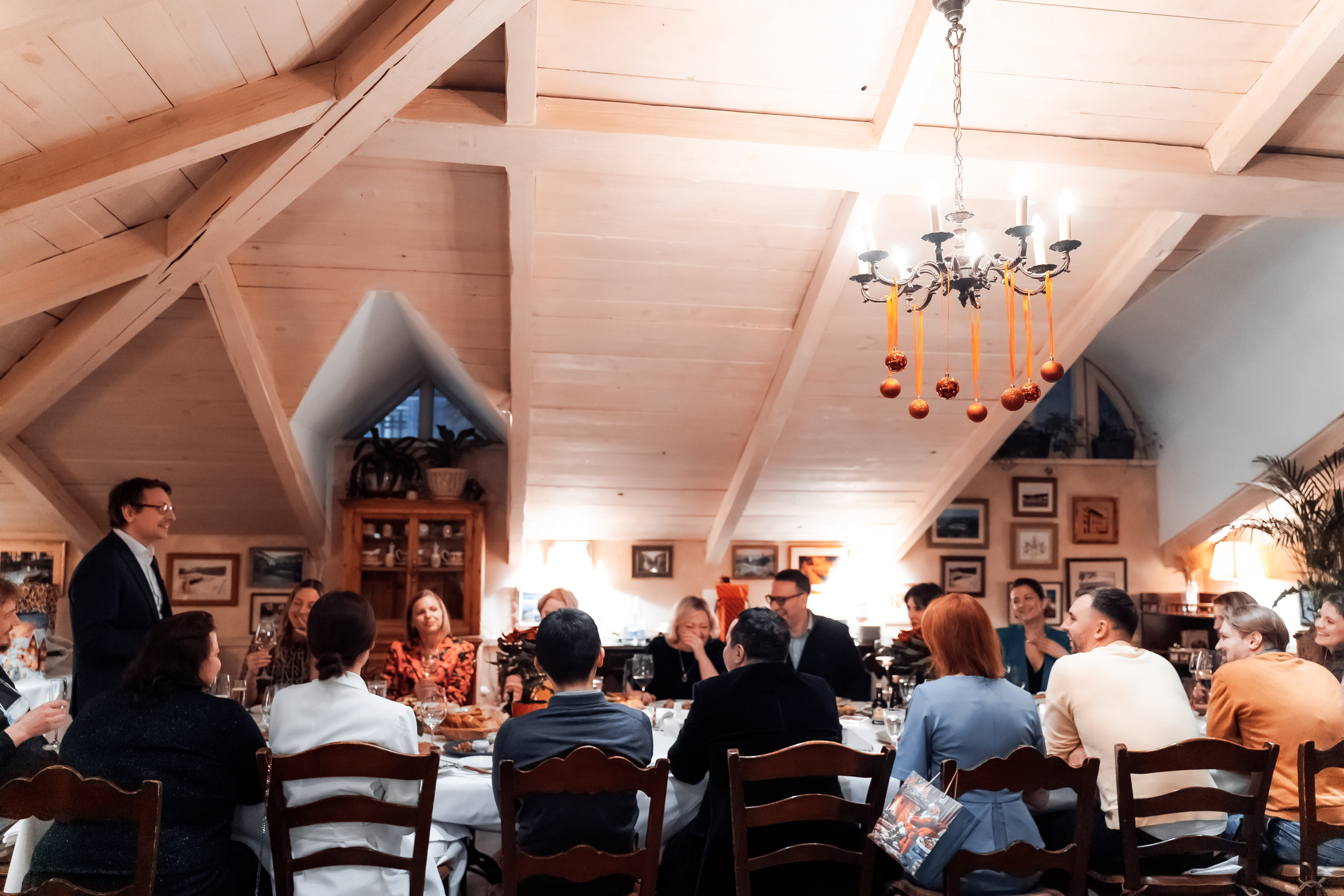 Фото отчёт с корпоративного ужина в ресторане — «Кантинетта Антинори». Свадебный и Репортажный фотограф в Москве — Шестак Константин