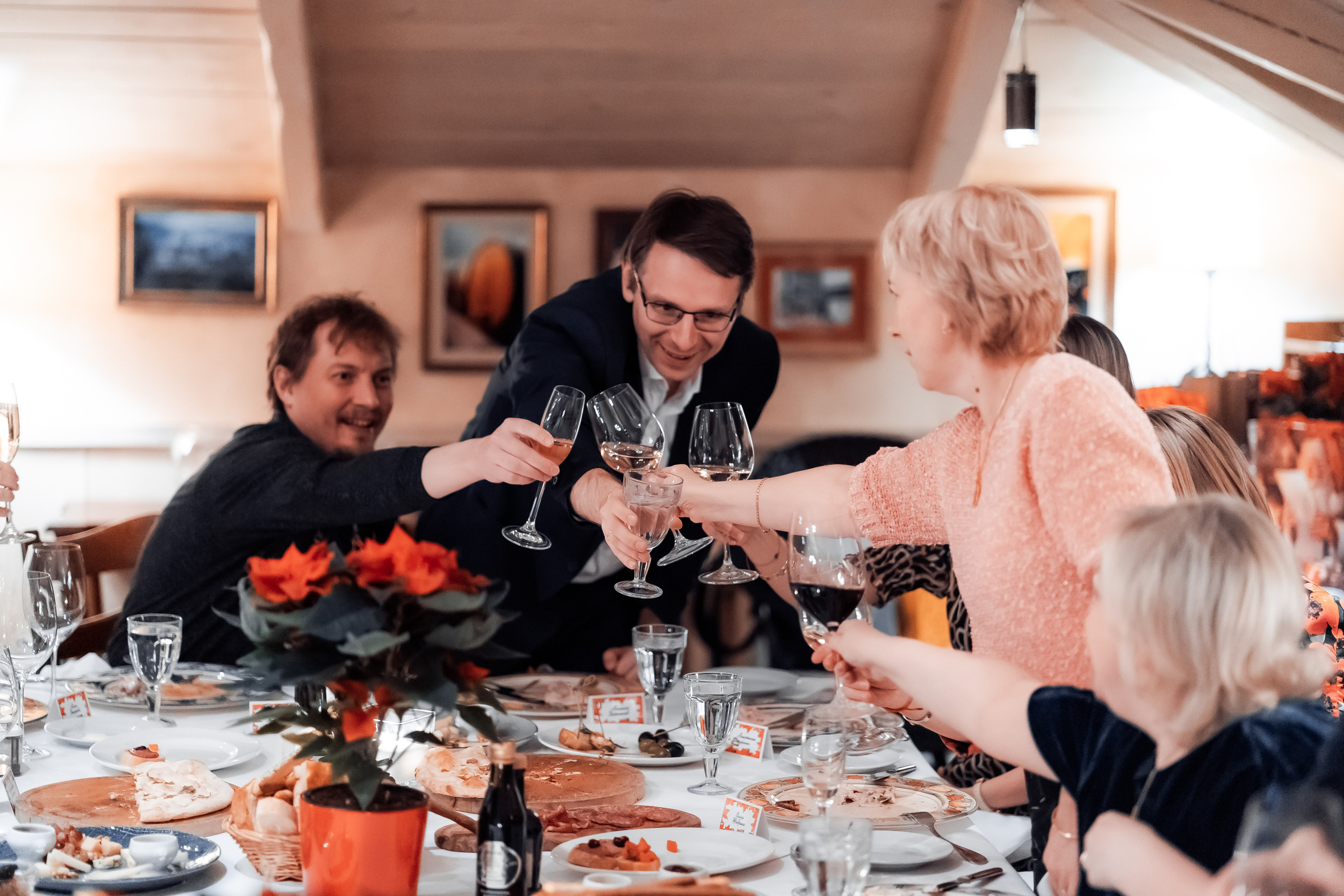 Фото отчёт с корпоративного ужина в ресторане — «Кантинетта Антинори». Свадебный и Репортажный фотограф в Москве — Шестак Константин