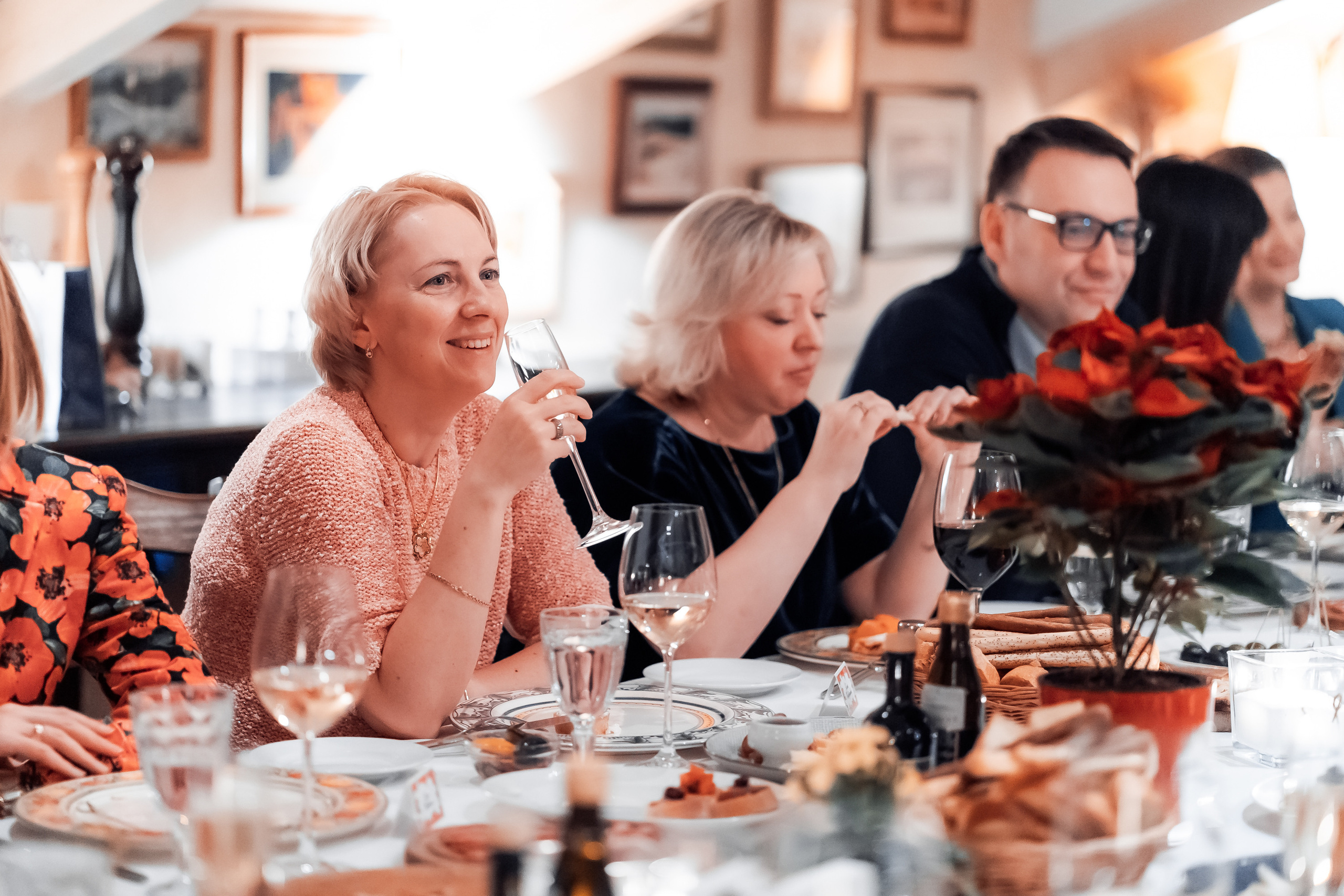 Фото отчёт с корпоративного ужина в ресторане — «Кантинетта Антинори». Свадебный и Репортажный фотограф в Москве — Шестак Константин