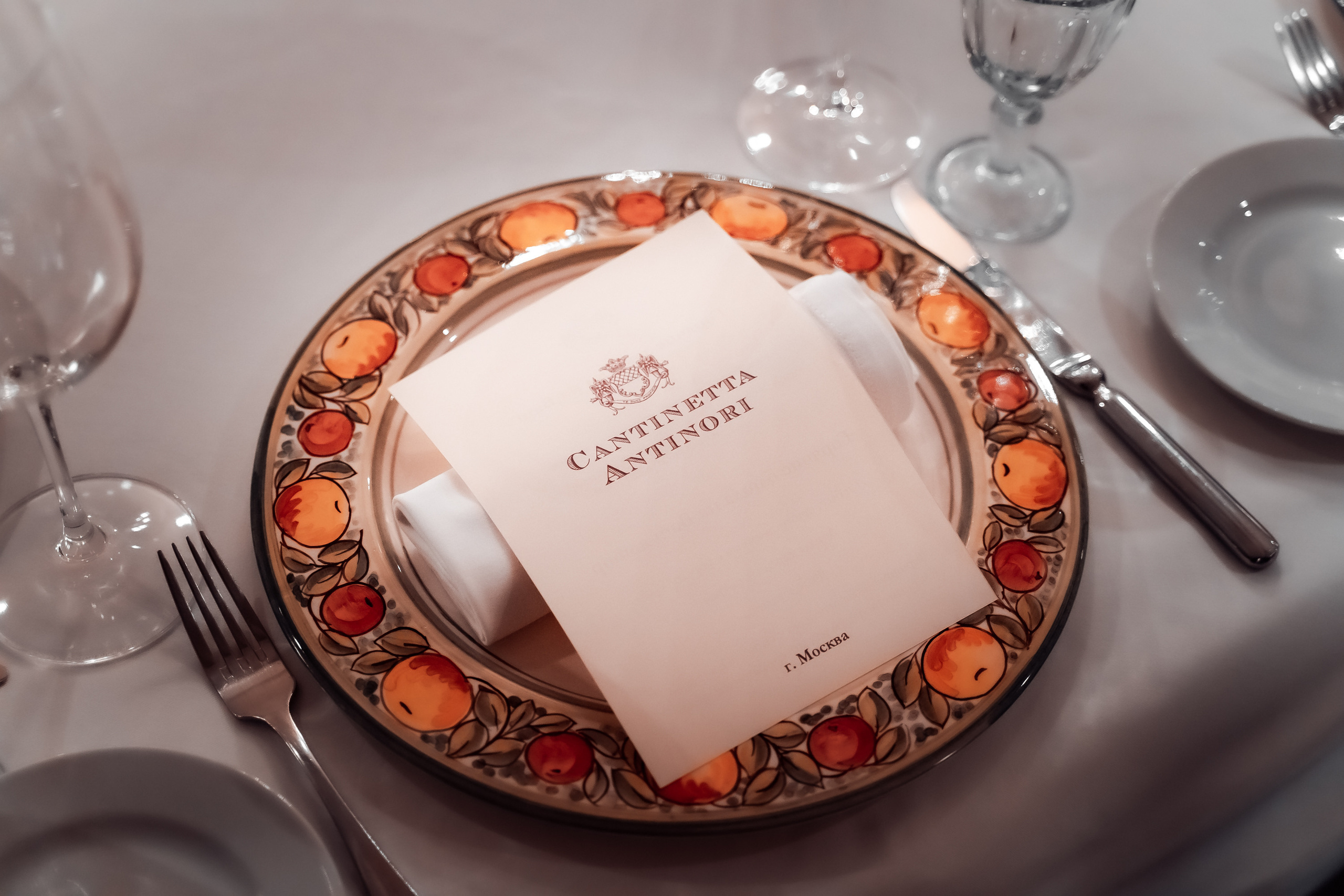 Фото отчёт с корпоративного ужина в ресторане — «Кантинетта Антинори». Свадебный и Репортажный фотограф в Москве — Шестак Константин