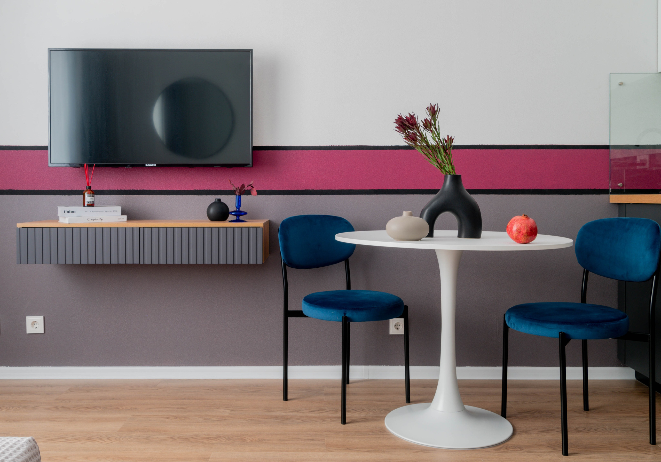 Съемка студии для посуточной аренды ЖК «Волга Парк». Интерьерный фотограф в Ярославле. Вероника Лазыкина