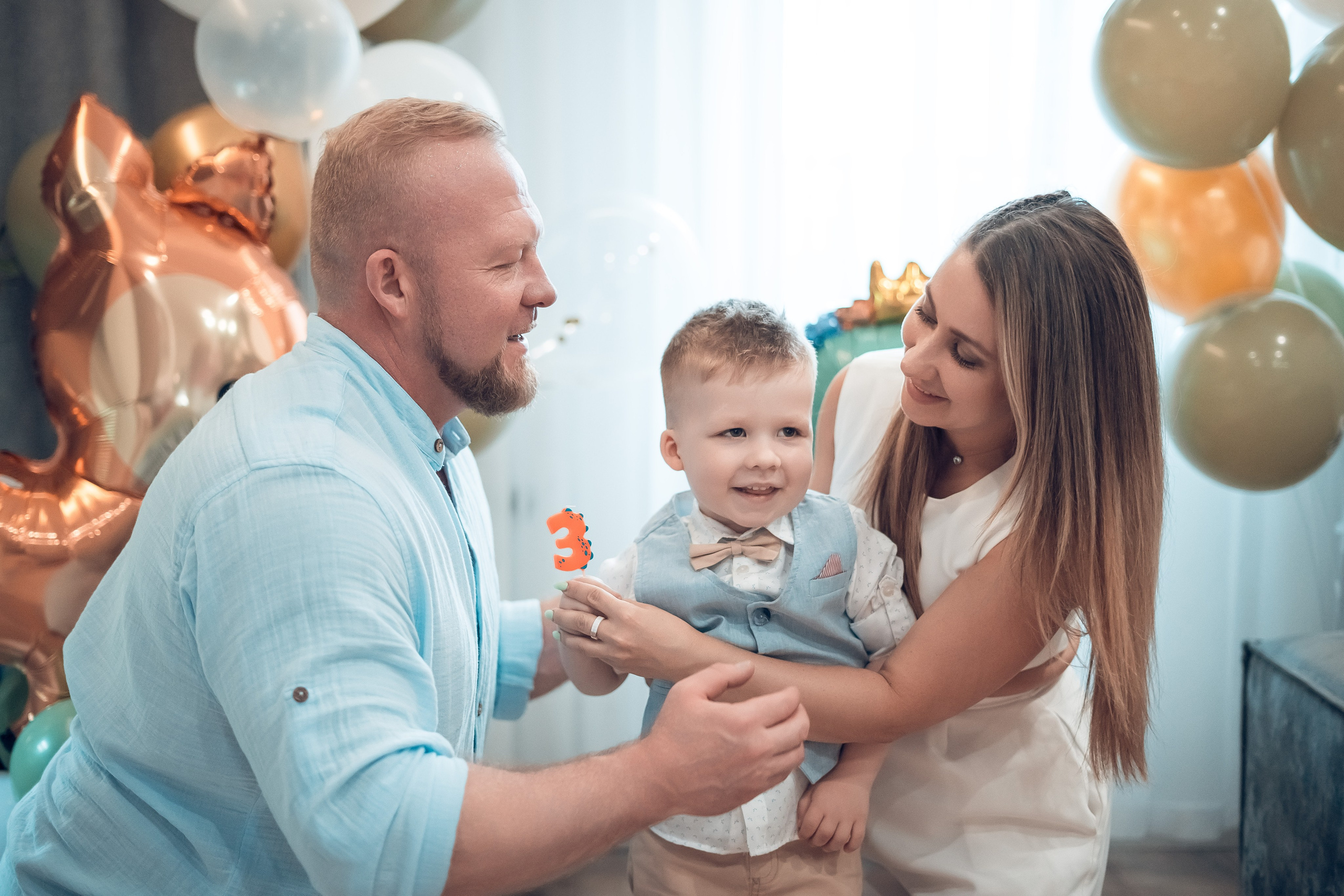 Дэвиду 3 годика