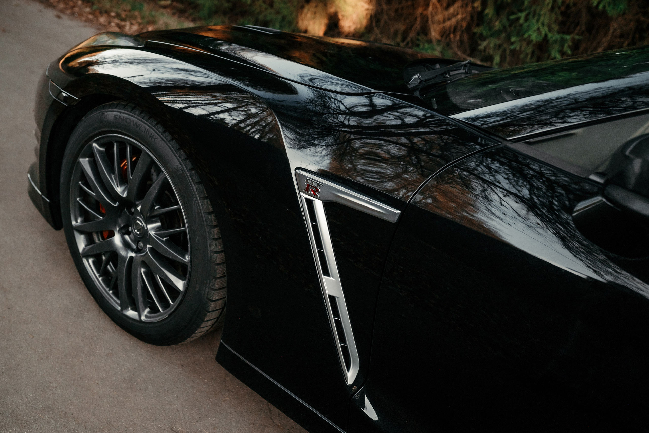 Nissan GT-R35 autumn vibe. DeLorein